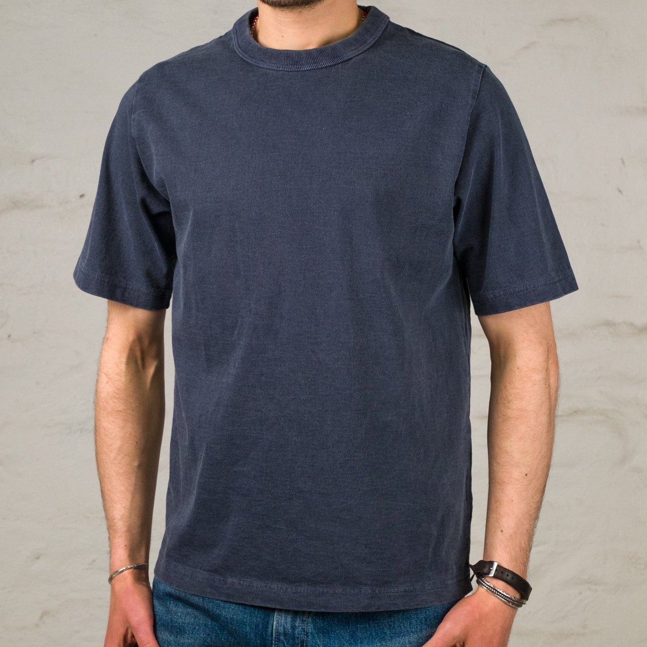 T-Shirt Pigment-Dye Marine