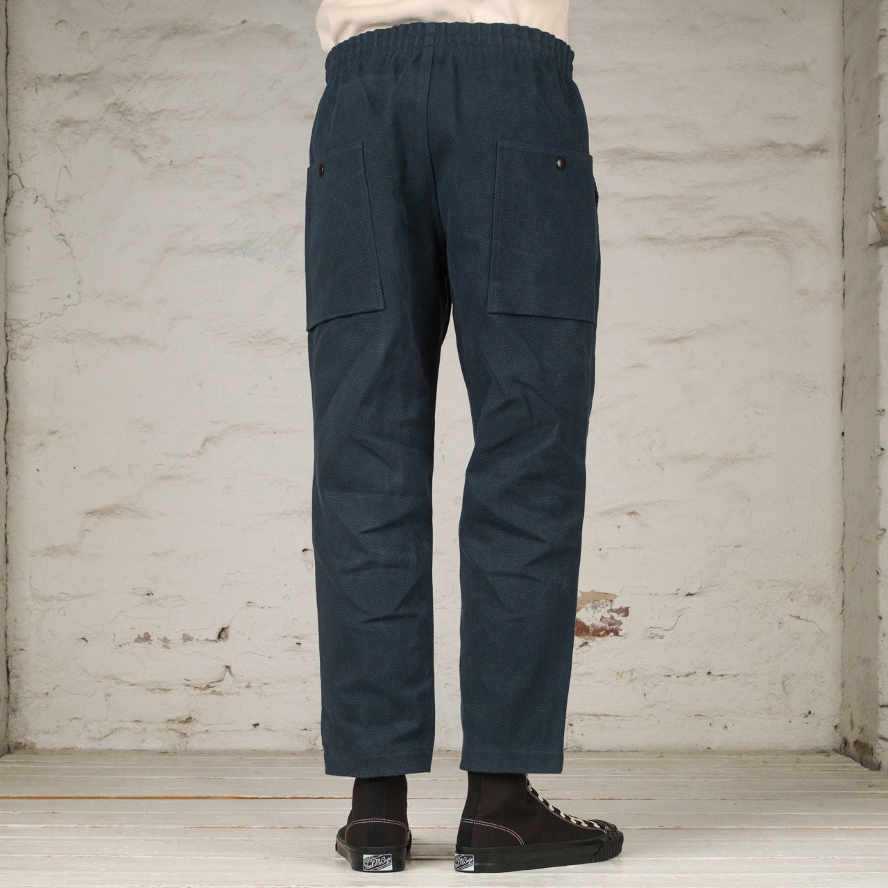Sashiko Umps Pants Iron Navy