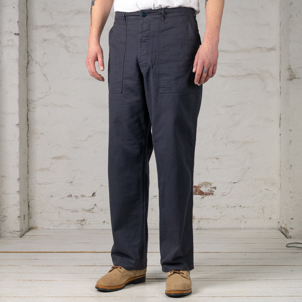 CM47 HBT Baker Pants Navy