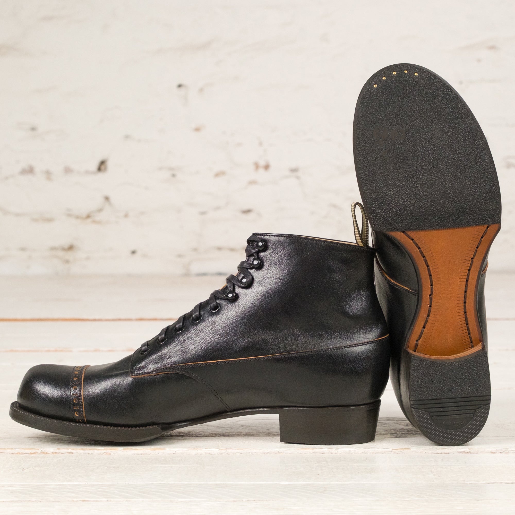 Bottes en cuir de cheval Vaudeville