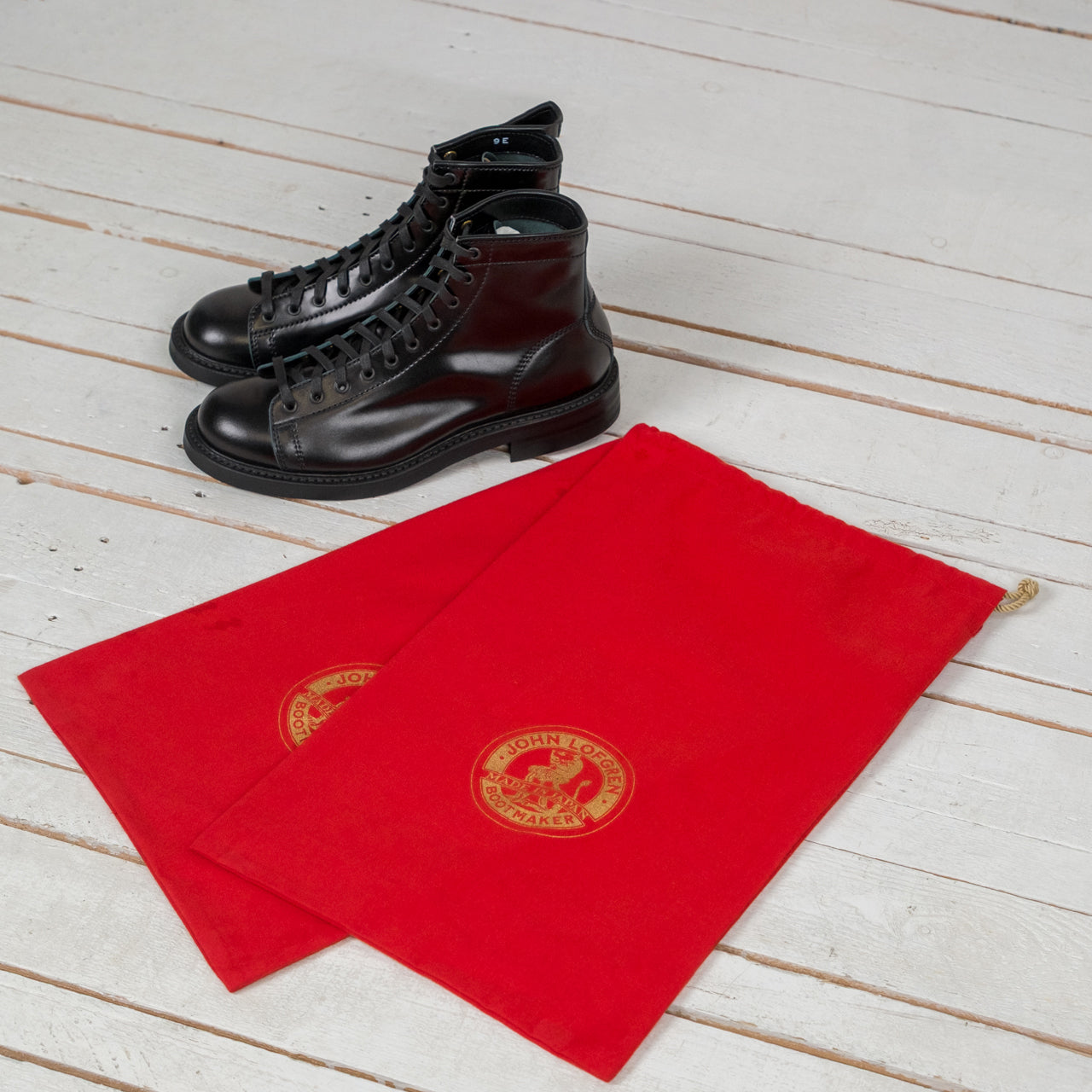 LK-013 Black OPS Monkey Boots Shinki Shell Cordovan