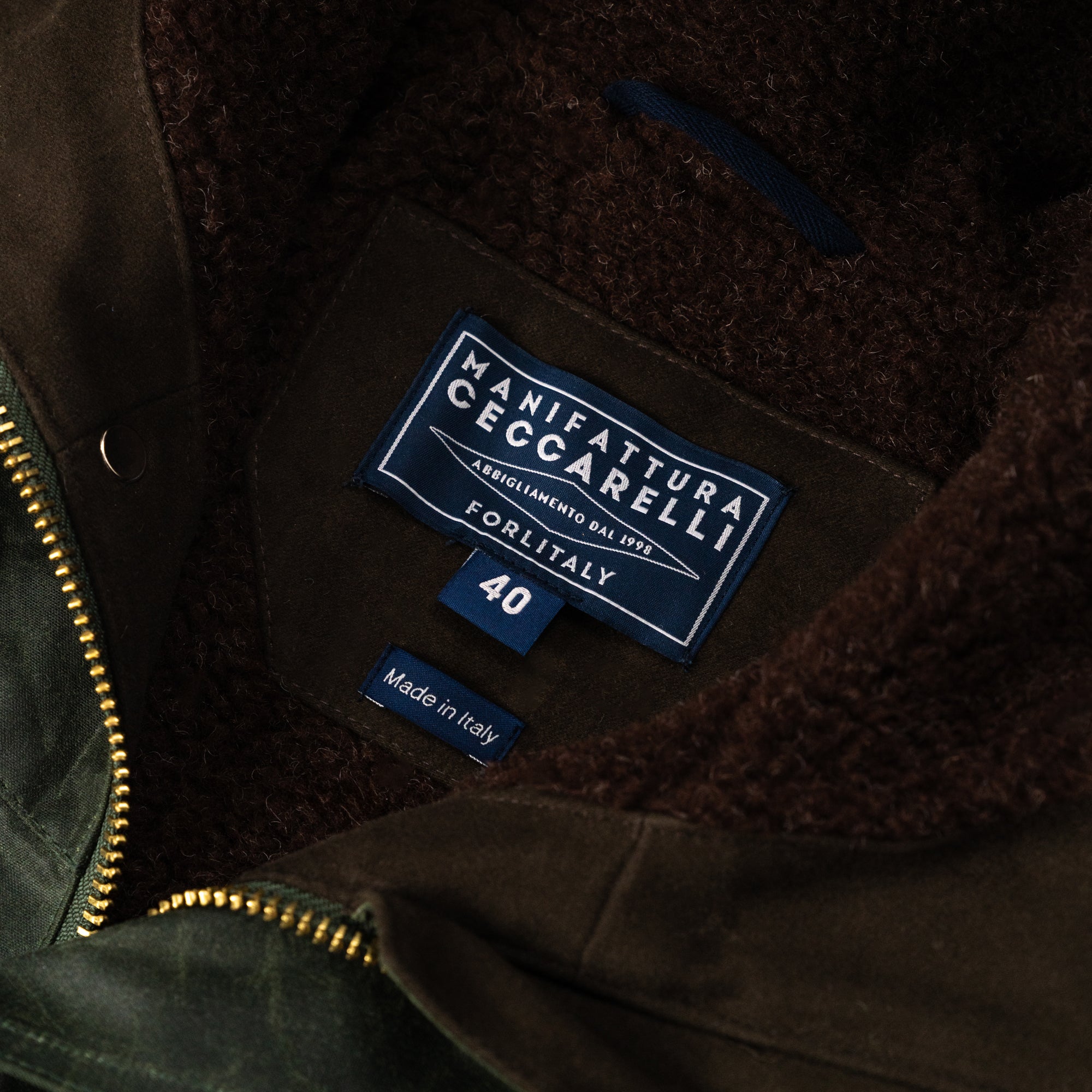 Mountain Jacket Dark Green Waxed