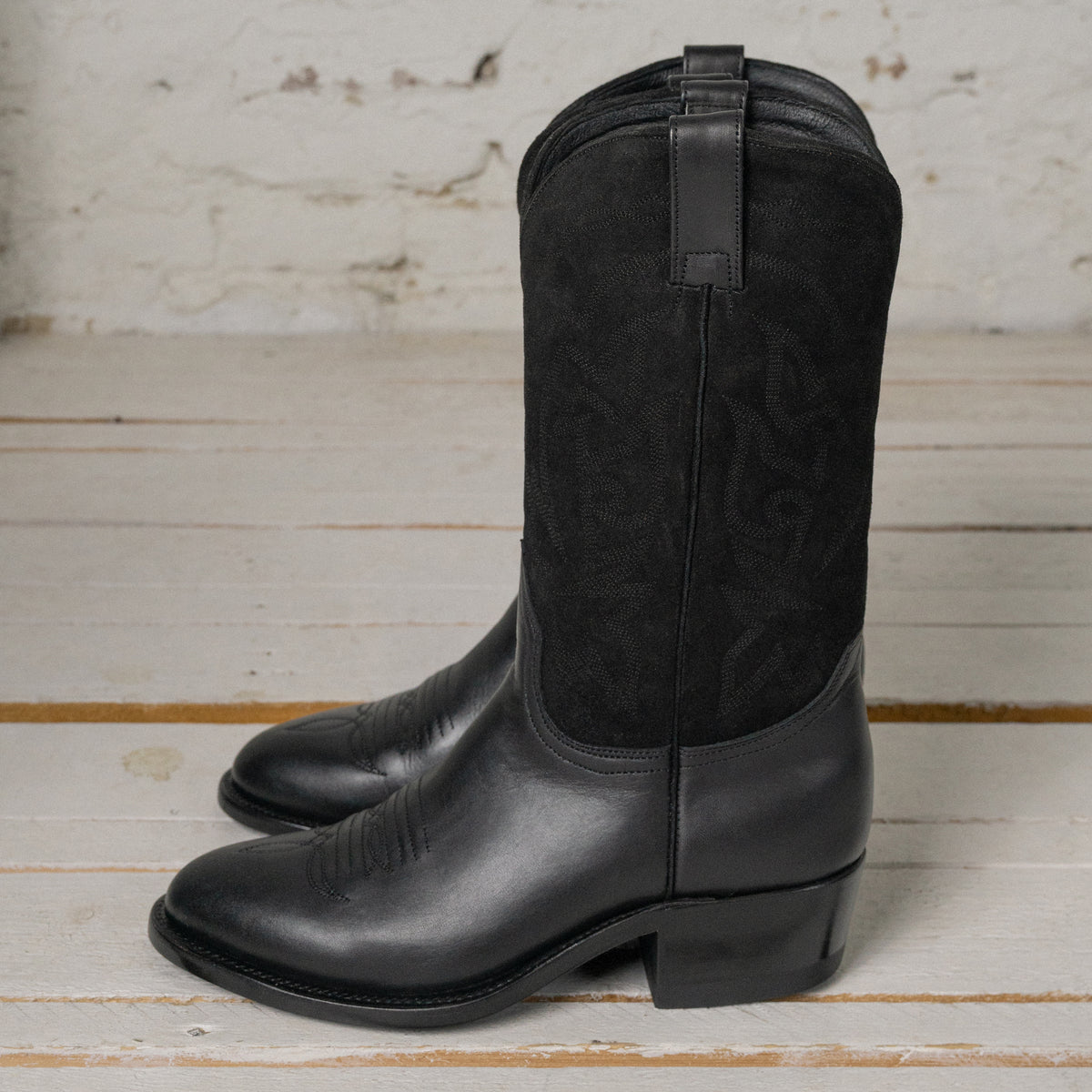 Lucky 12 Western Boots Schwarz