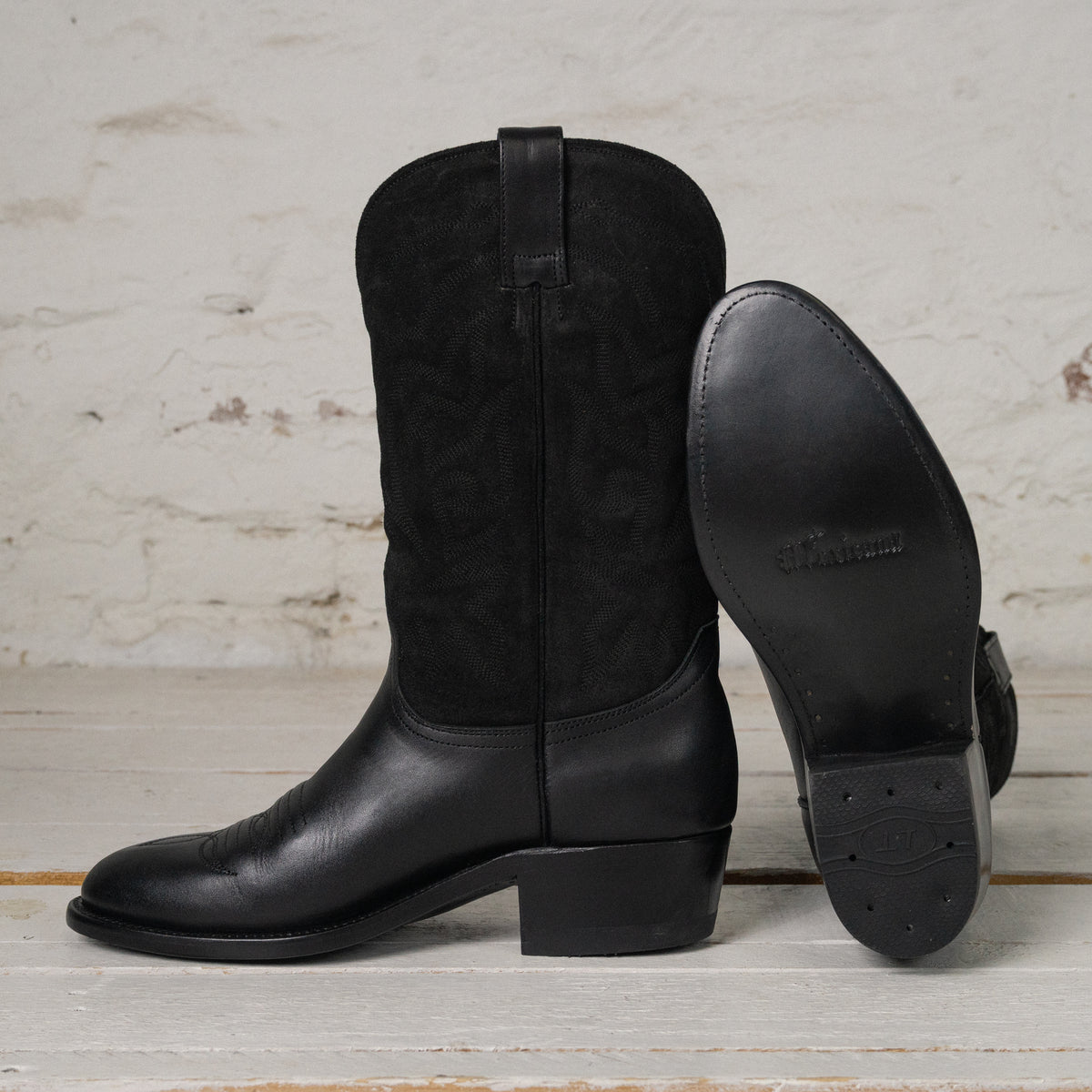 Lucky 12 Western Boots Schwarz