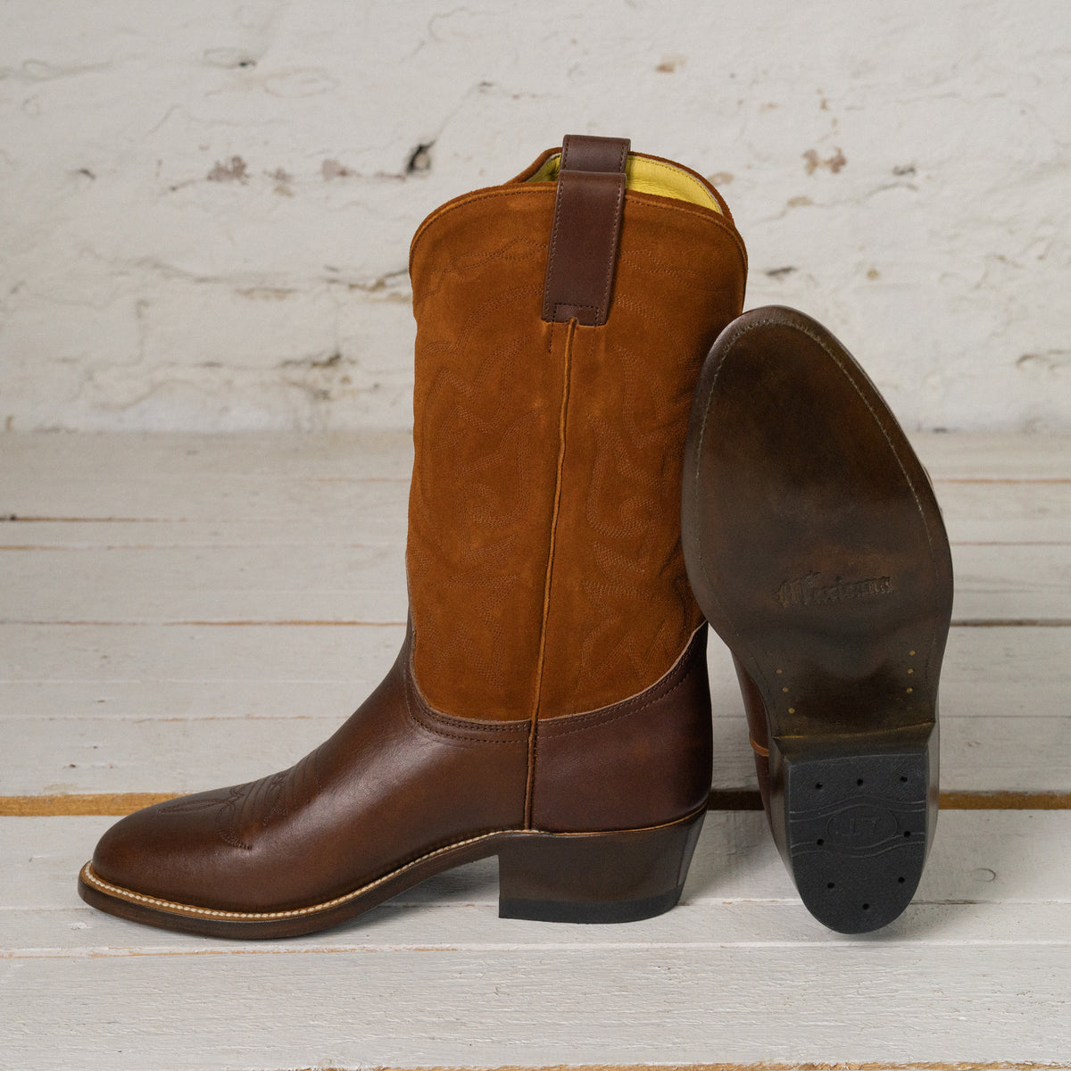 Lucky 12 Western Boots Braun