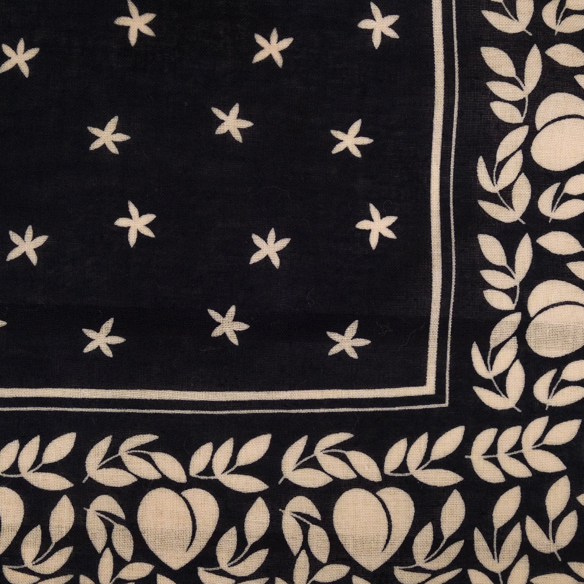 Discharge Print Bandana Dark Navy