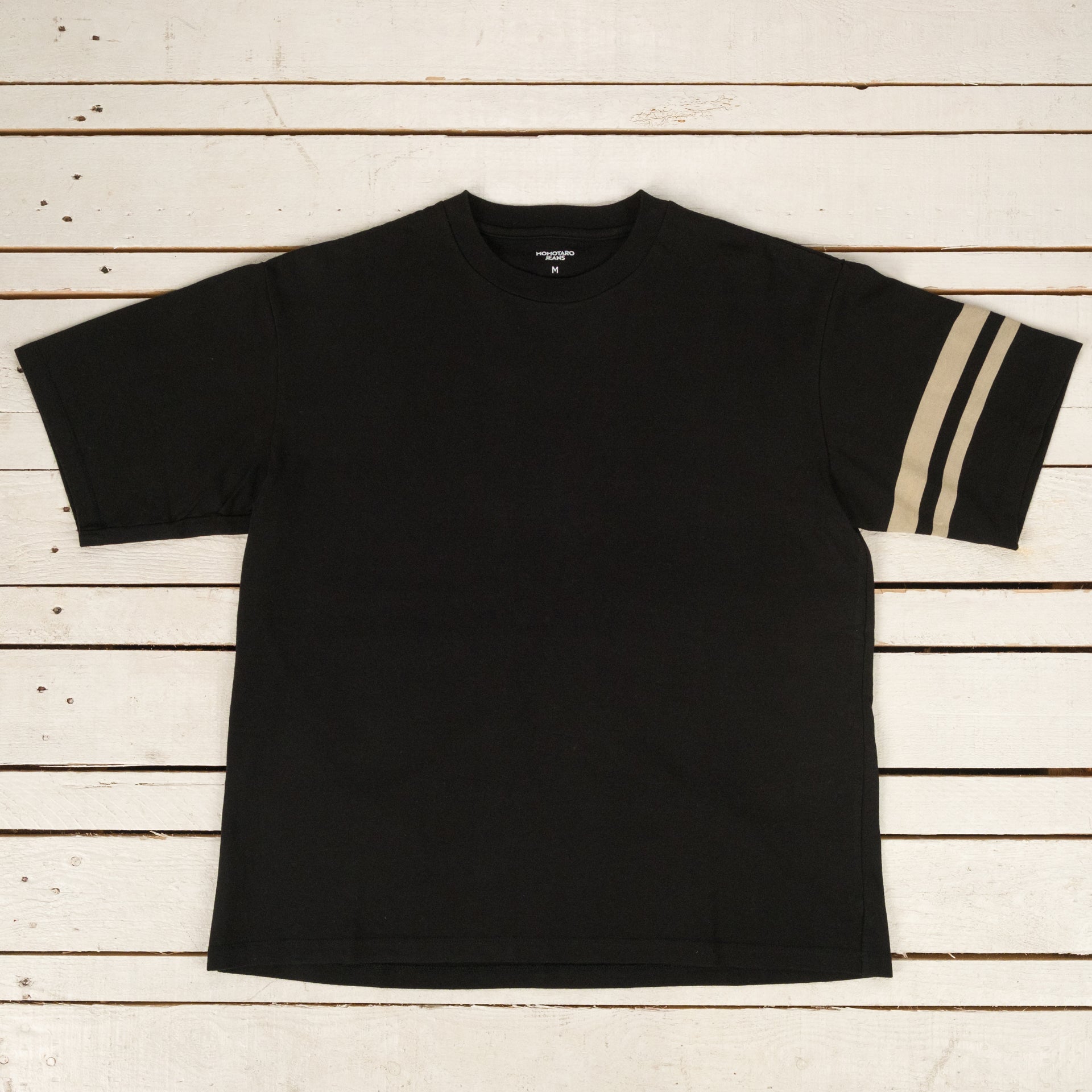 Heavy Ounce S/S Tee Discharge Print Schwarz