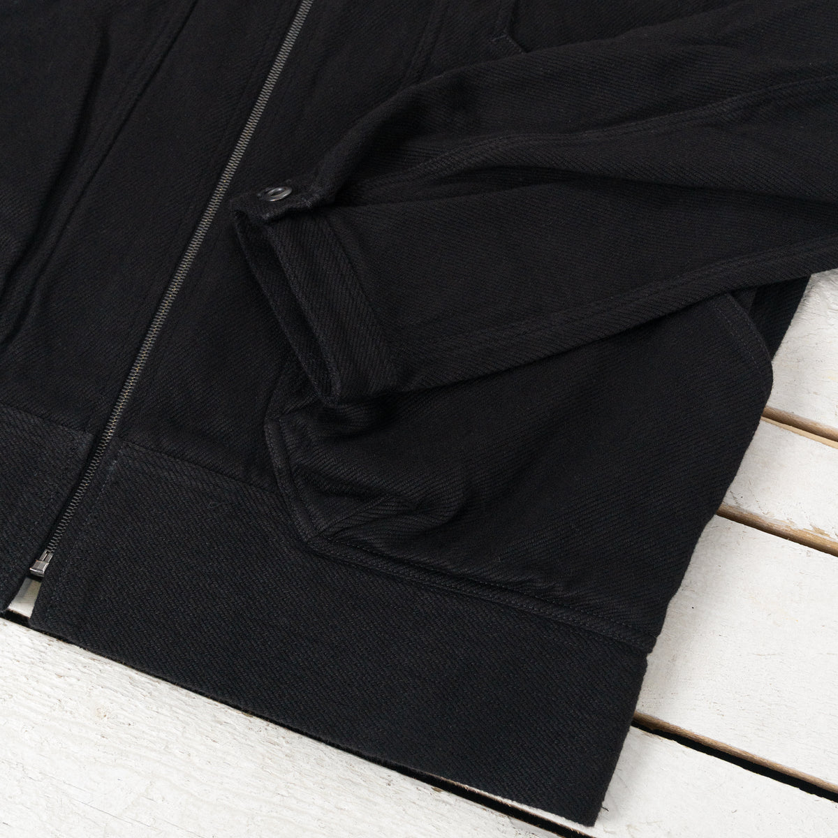 Denim Deck Jacket Black