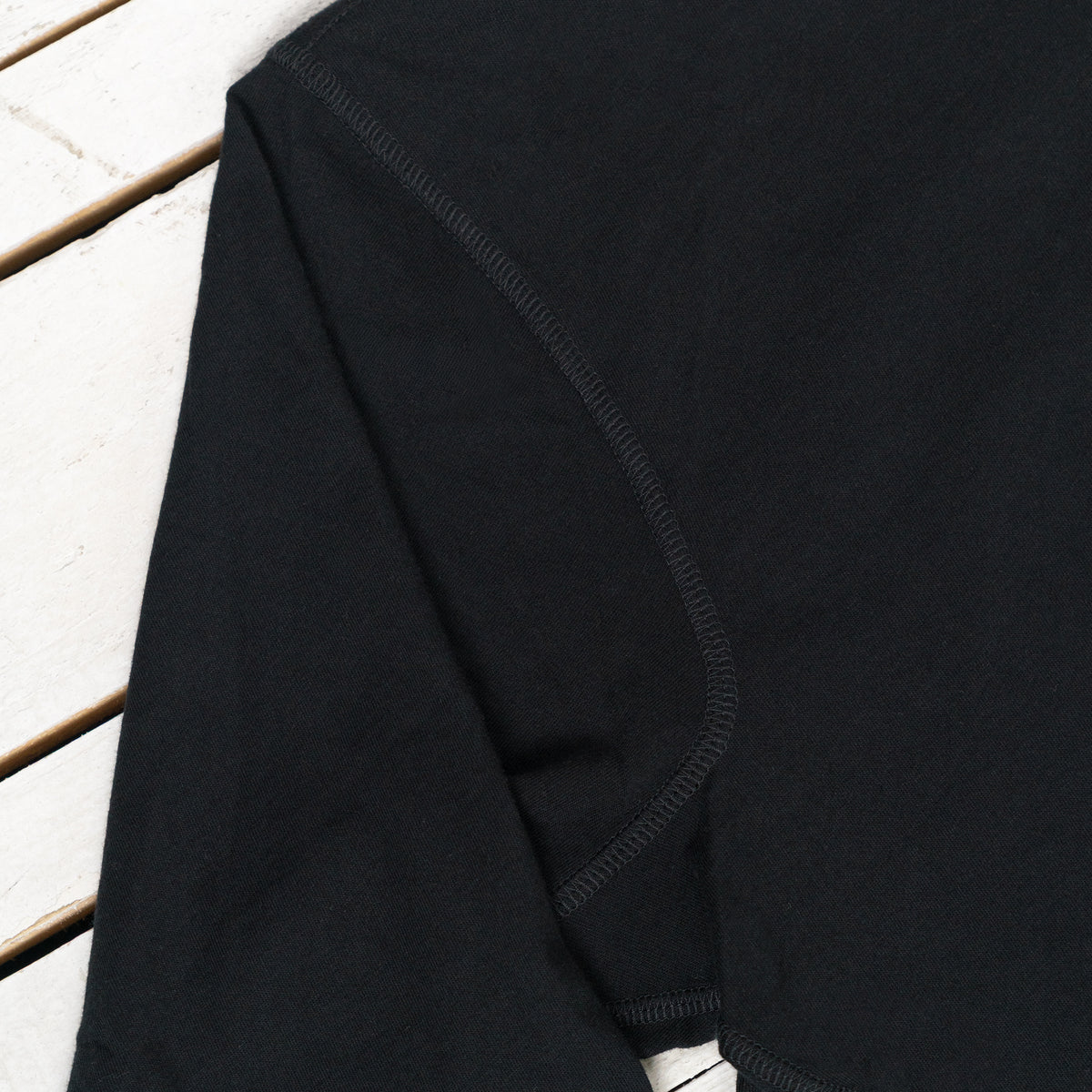 Shuttle Long Sleeve Cotton Wool Black