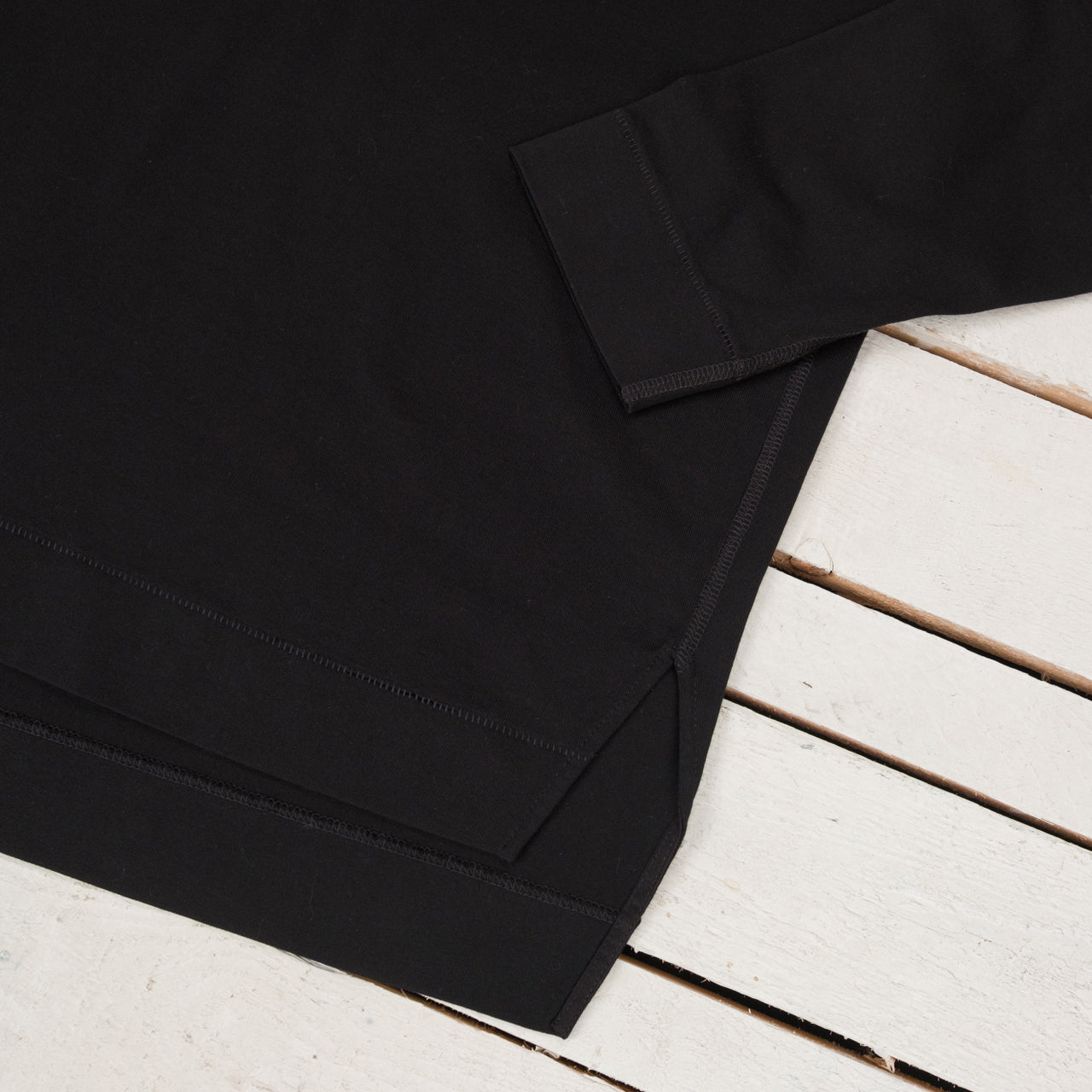 Shuttle Longsleeve Cotton Silk Jersey Black