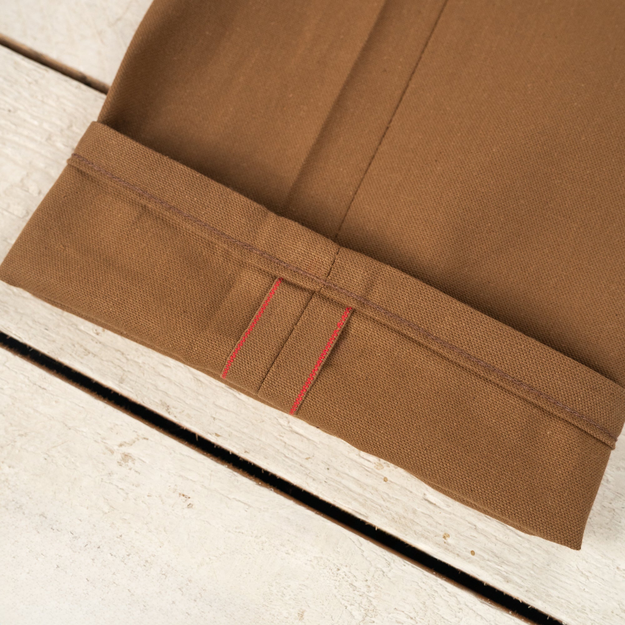 True Guy Selvedge Duck Canvas Marron