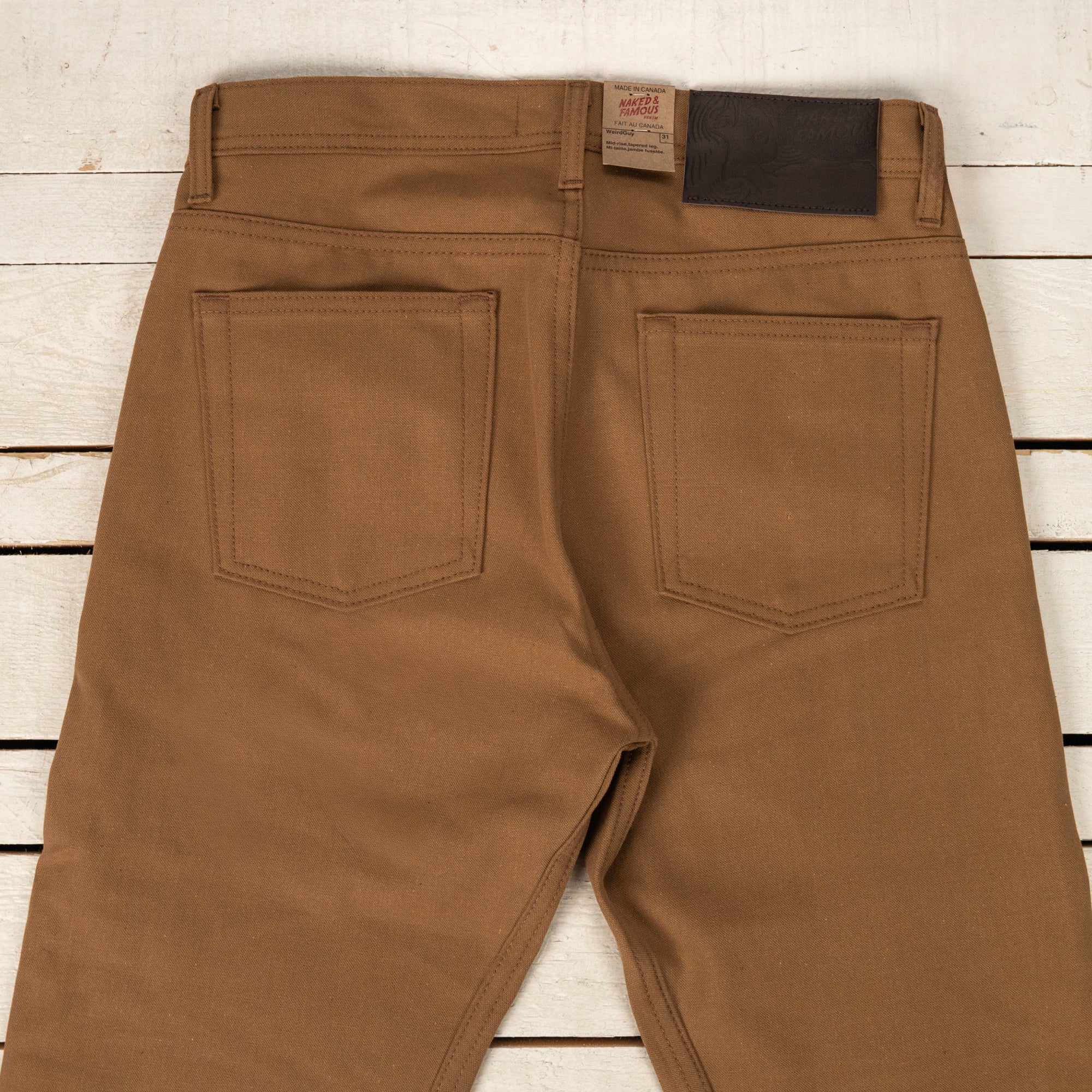 Weird Guy Selvedge Duck Canvas Brown