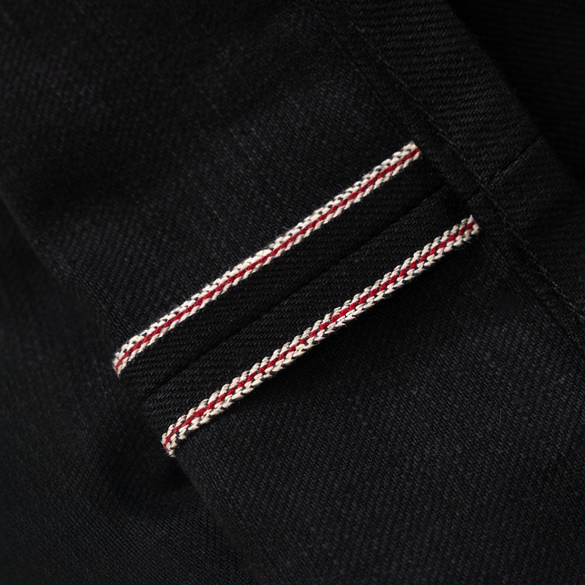 Strong Guy Solid Black Selvedge
