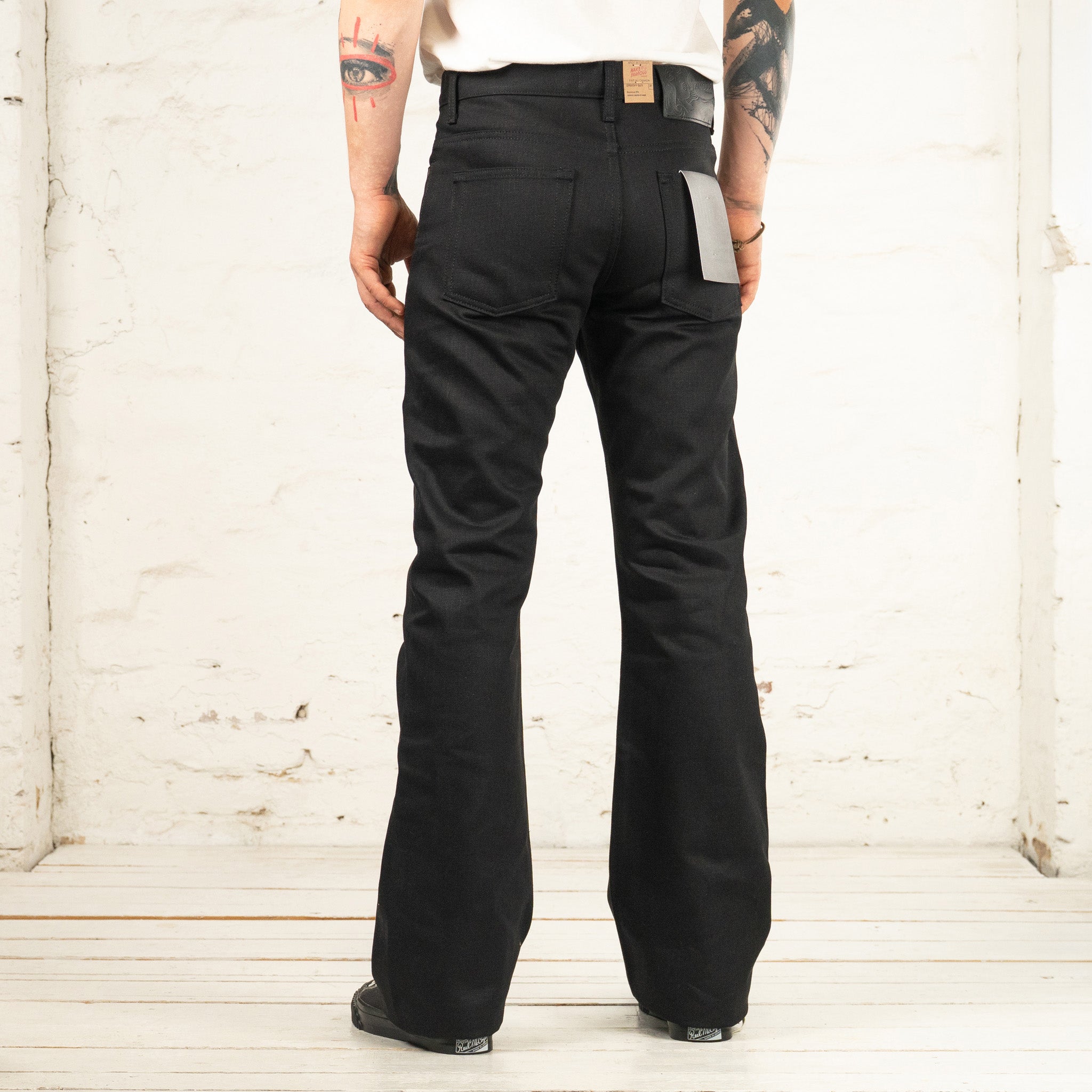 Groovy Guy Solid Black Selvedge