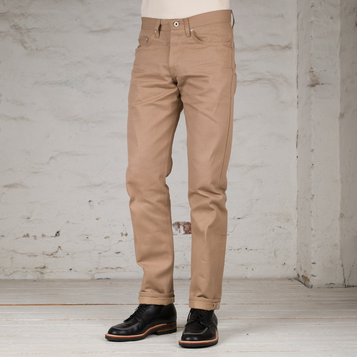 Weird Guy Selvedge Slacks Beige
