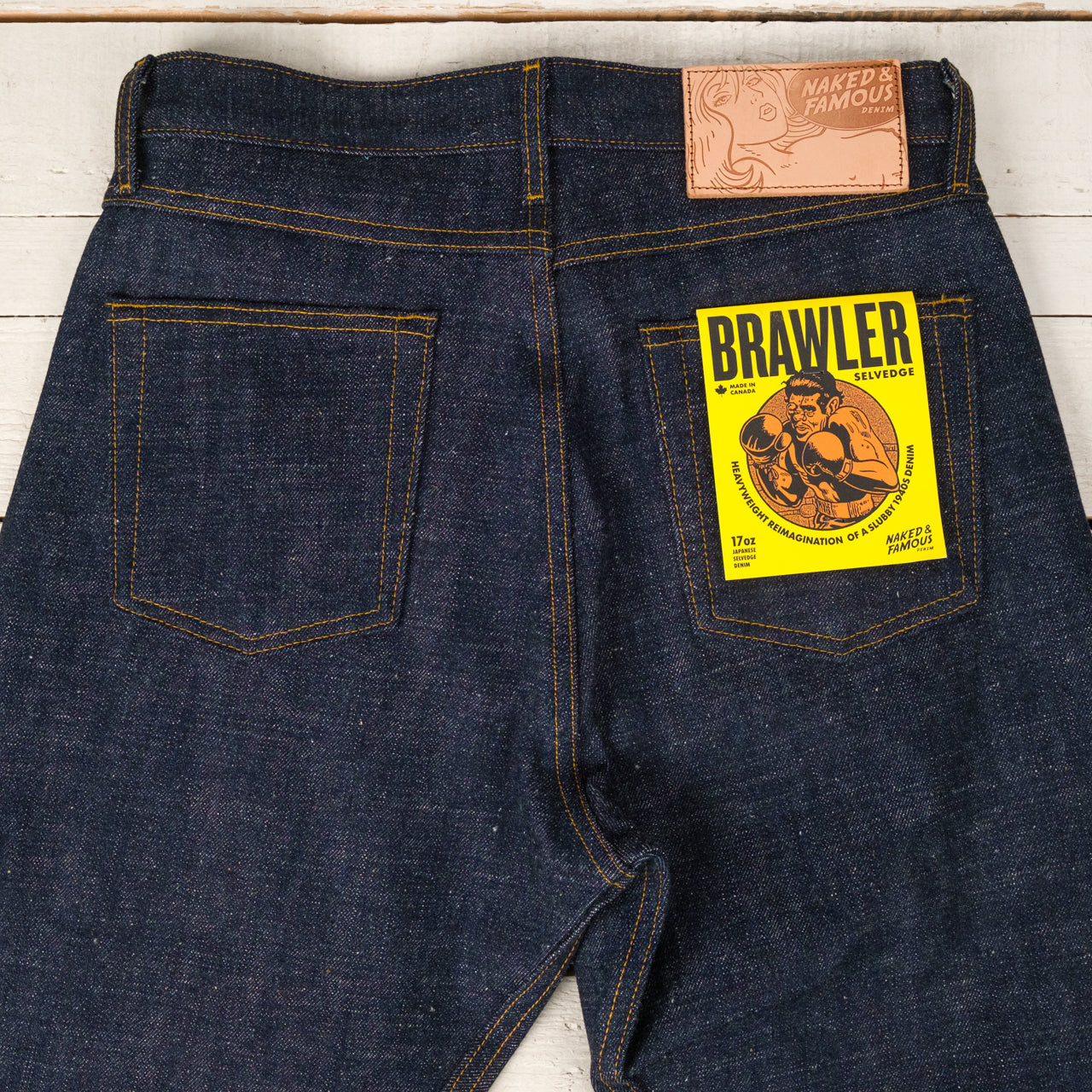 True Guy Brawler Selvedge Indigo