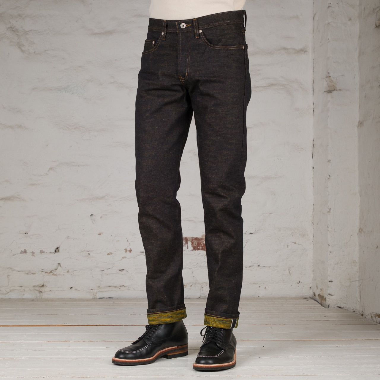 Weird Guy Citrus Kasuri Weft Selvedge
