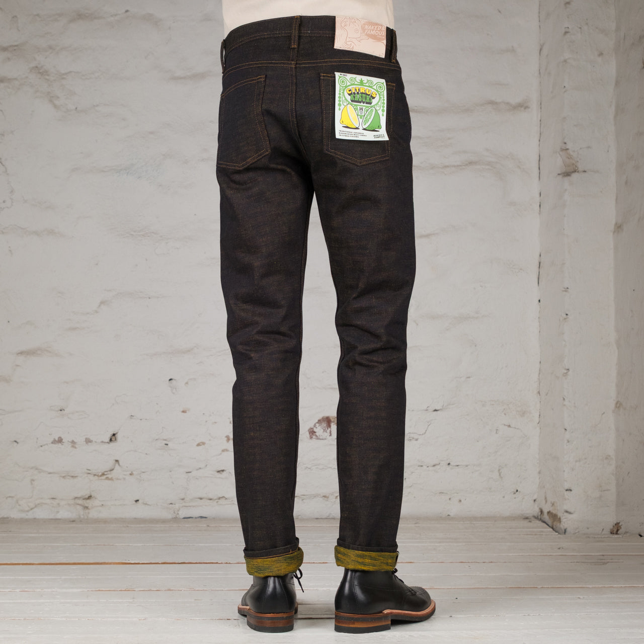 Weird Guy Citrus Kasuri Weft Selvedge