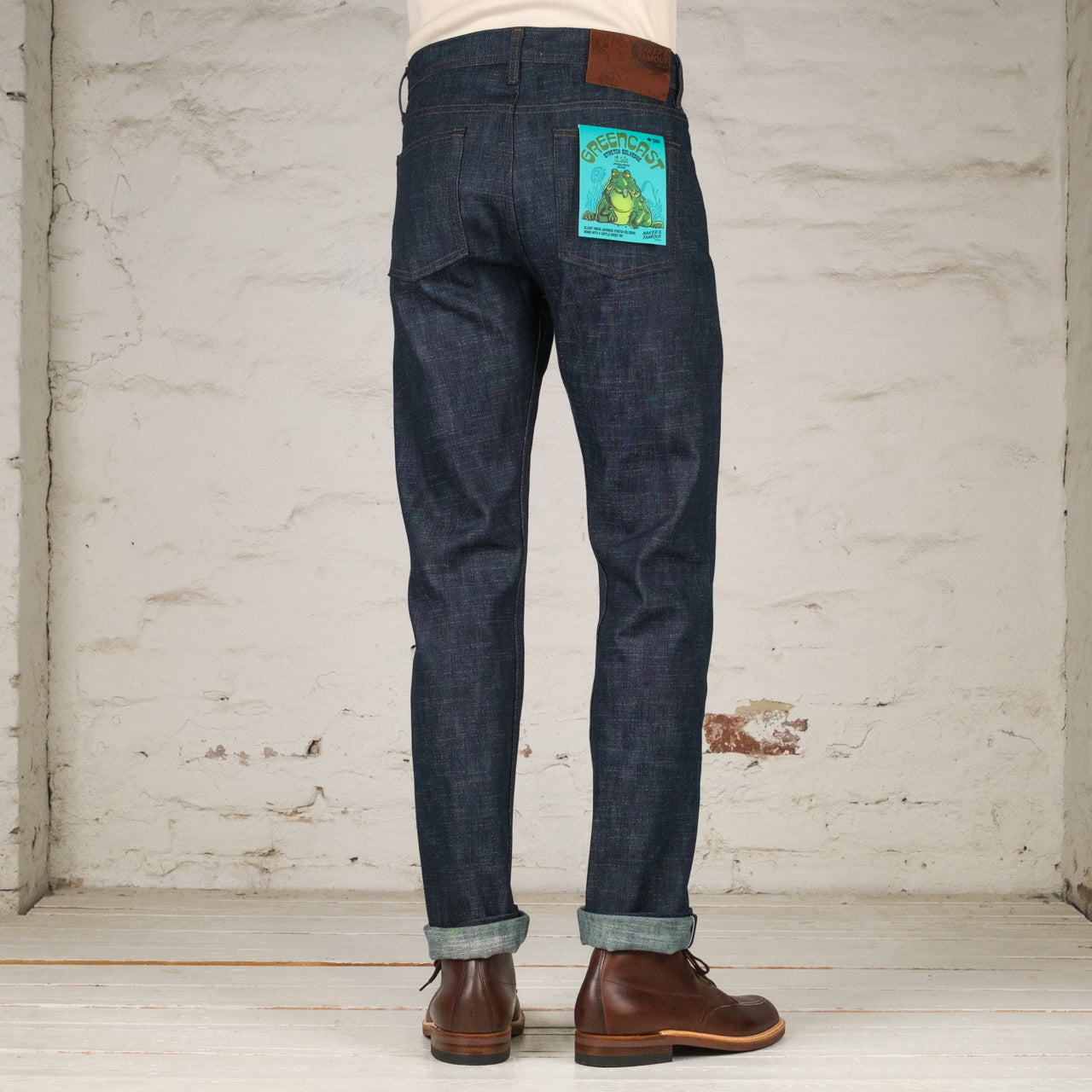 Weird Guy Greencast Slub Stretch Selvedge