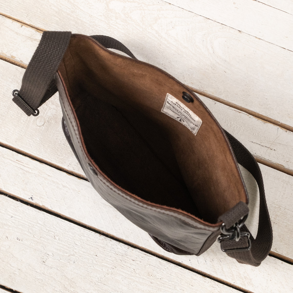 Magazine Bag Horsehide Dark Brown