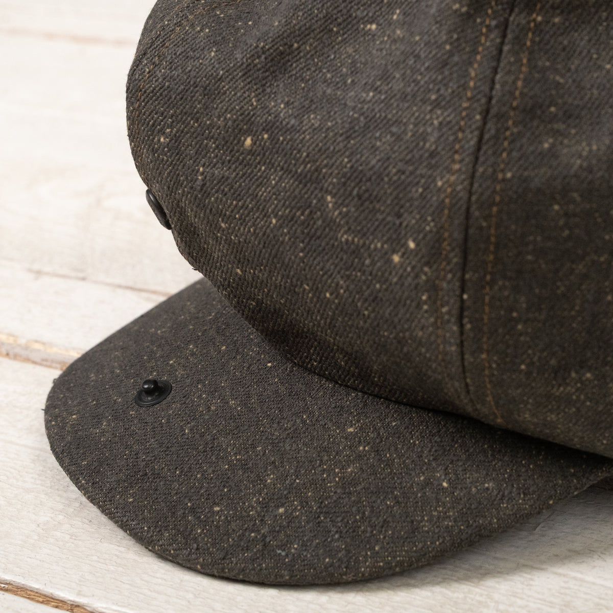 Worker Casquette Loose Denim Charcoal