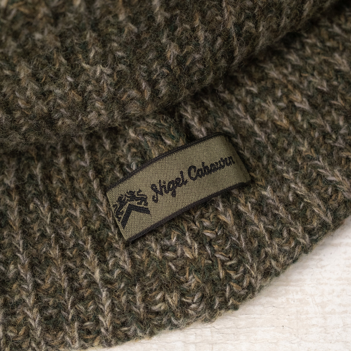 Mountain Pom Beanie Green