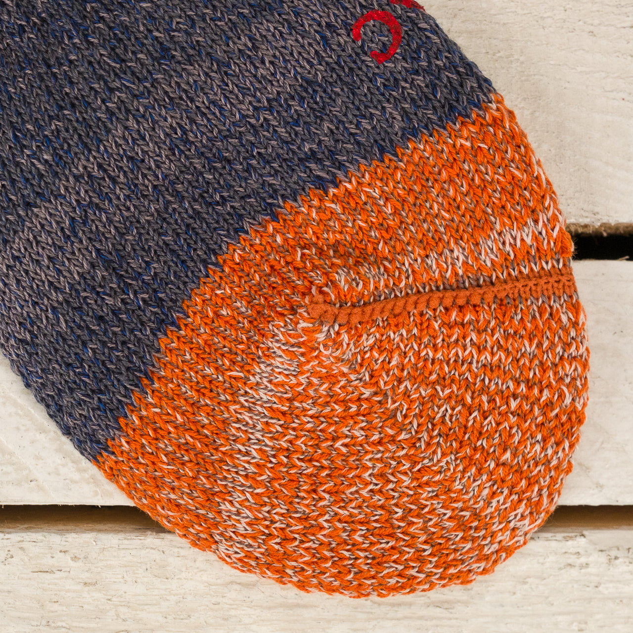 Border Socks Blue