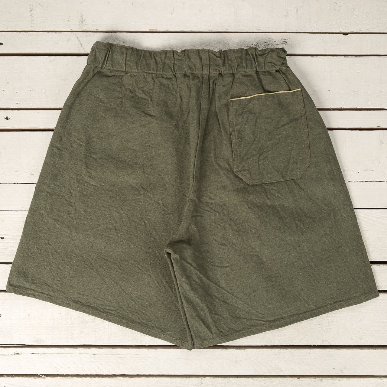 Nouveau short de sport en jean ample vert