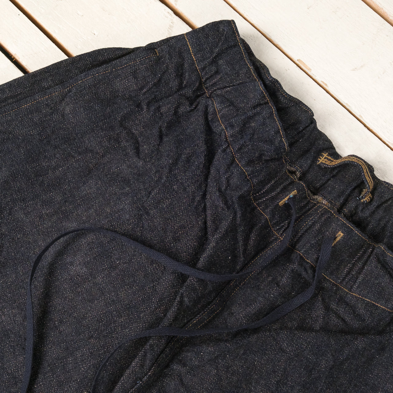 New Gym Shorts Loose Denim Indigo