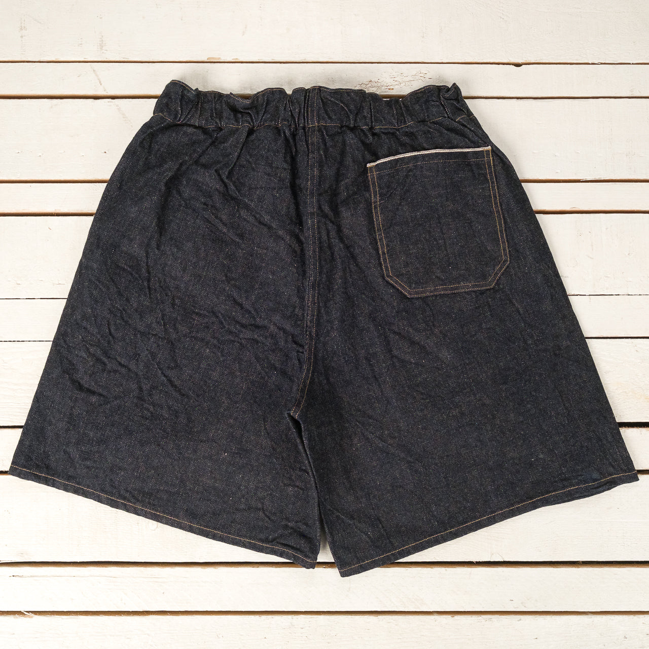 New Gym Shorts Loose Denim Indigo