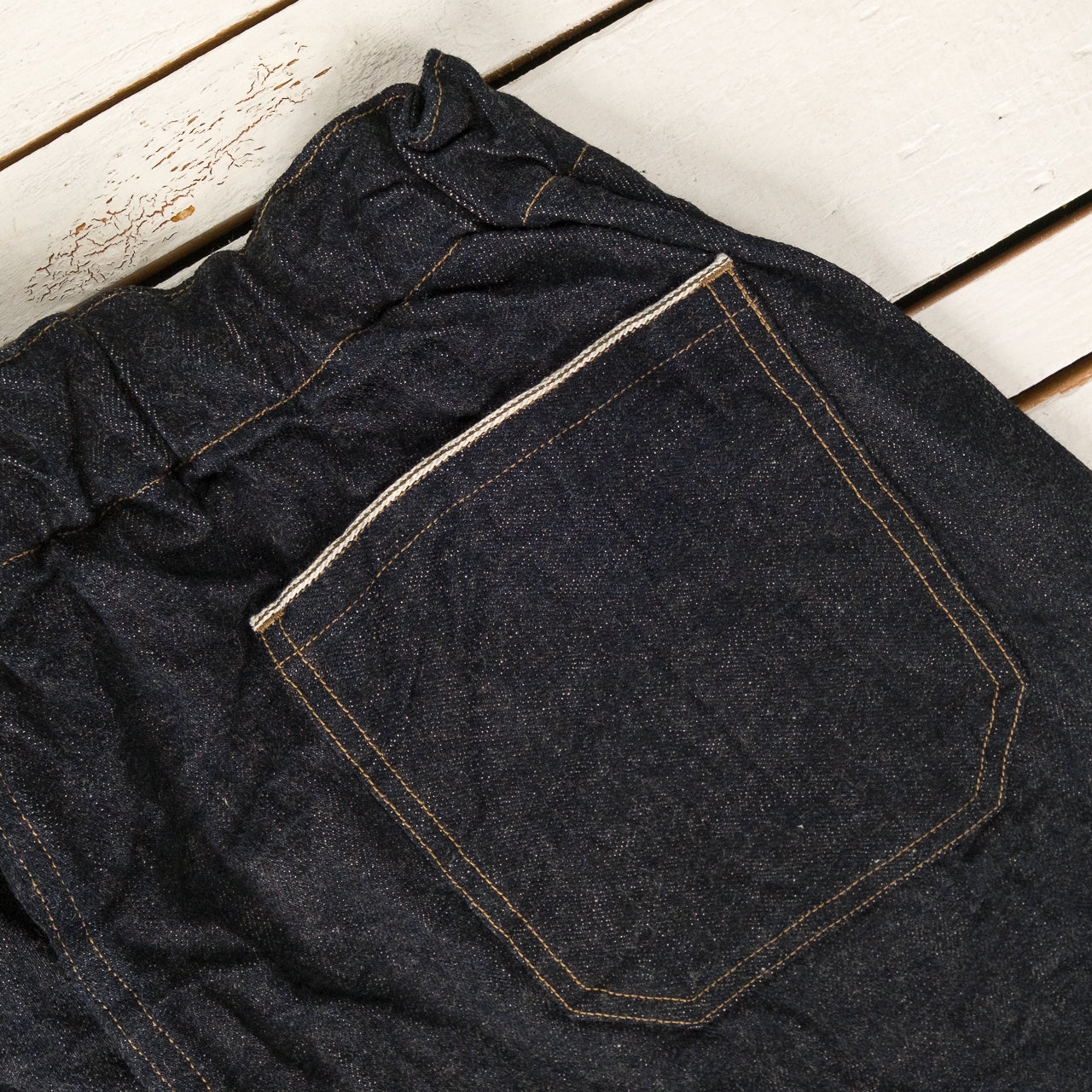 New Gym Shorts Loose Denim Indigo