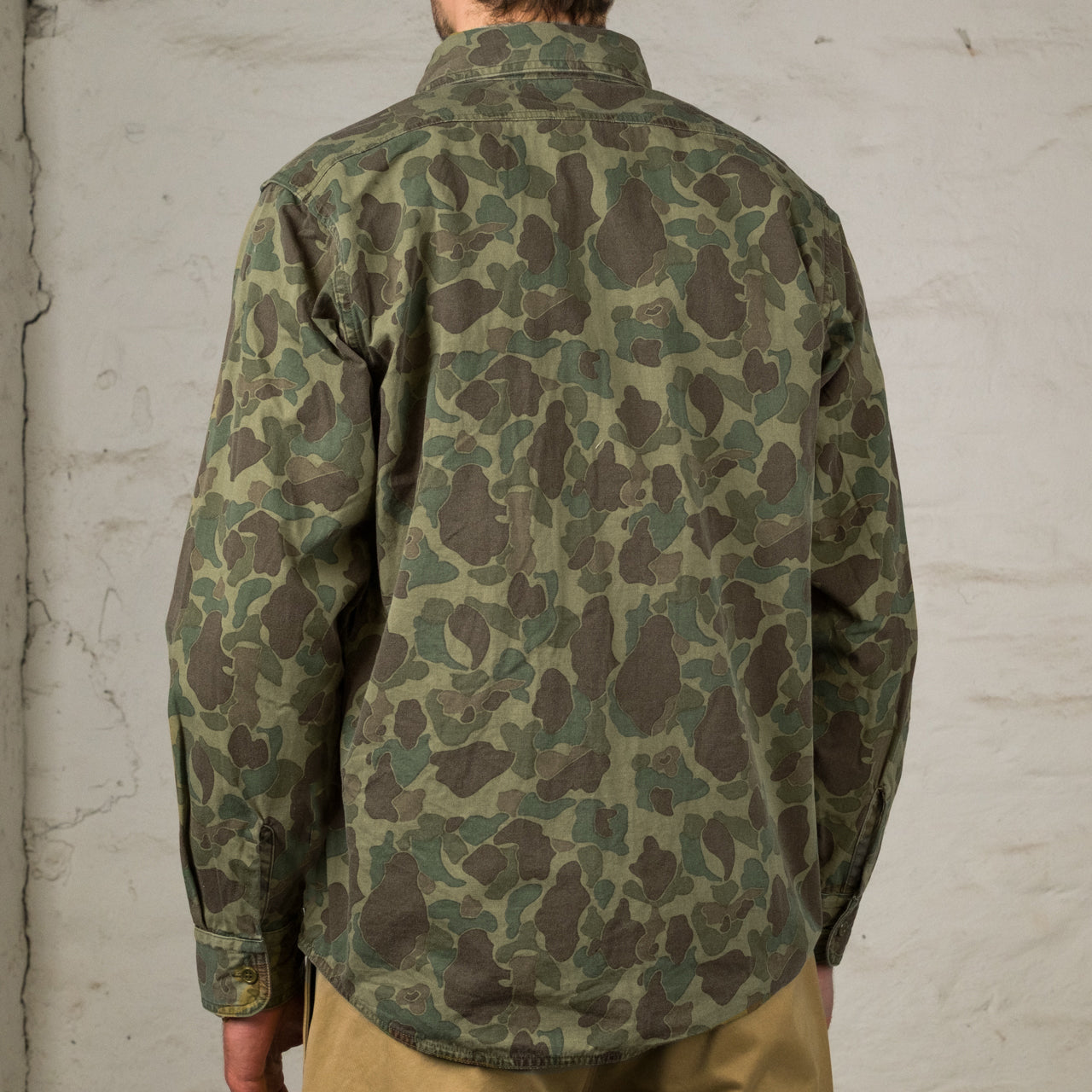 Deck Shirt Duck Hunter Camo Reversible Green