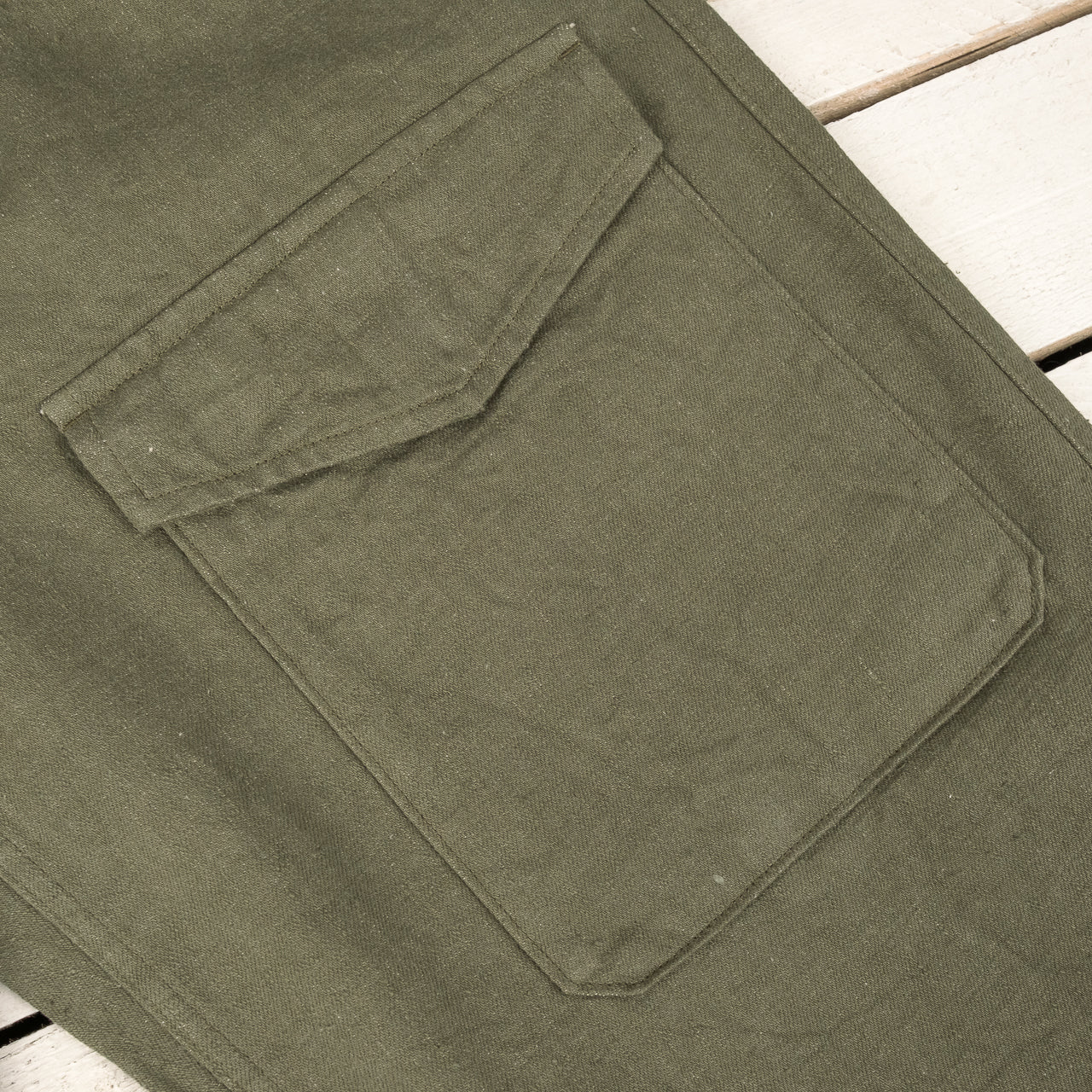 British Army Pant Loose Denim Green