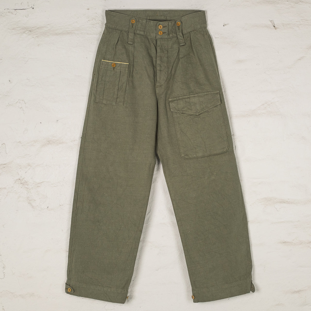 British Army Pant Loose Denim Green