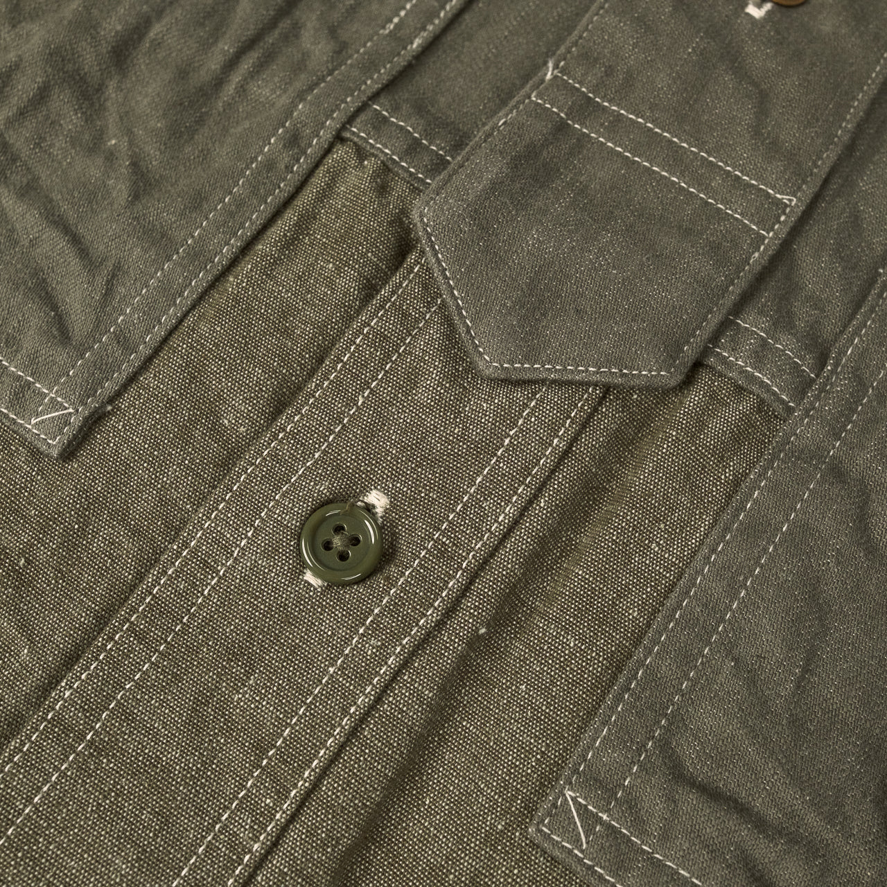 Utility Shirt Type2 10 oz. Denim Green
