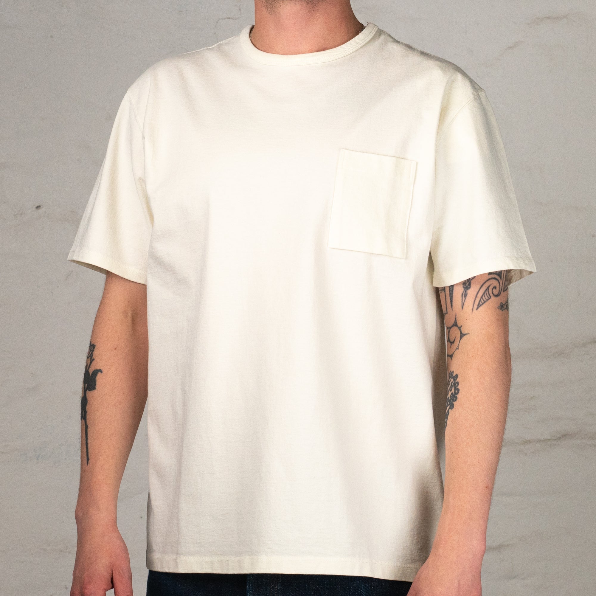 Tube Tee Raw White
