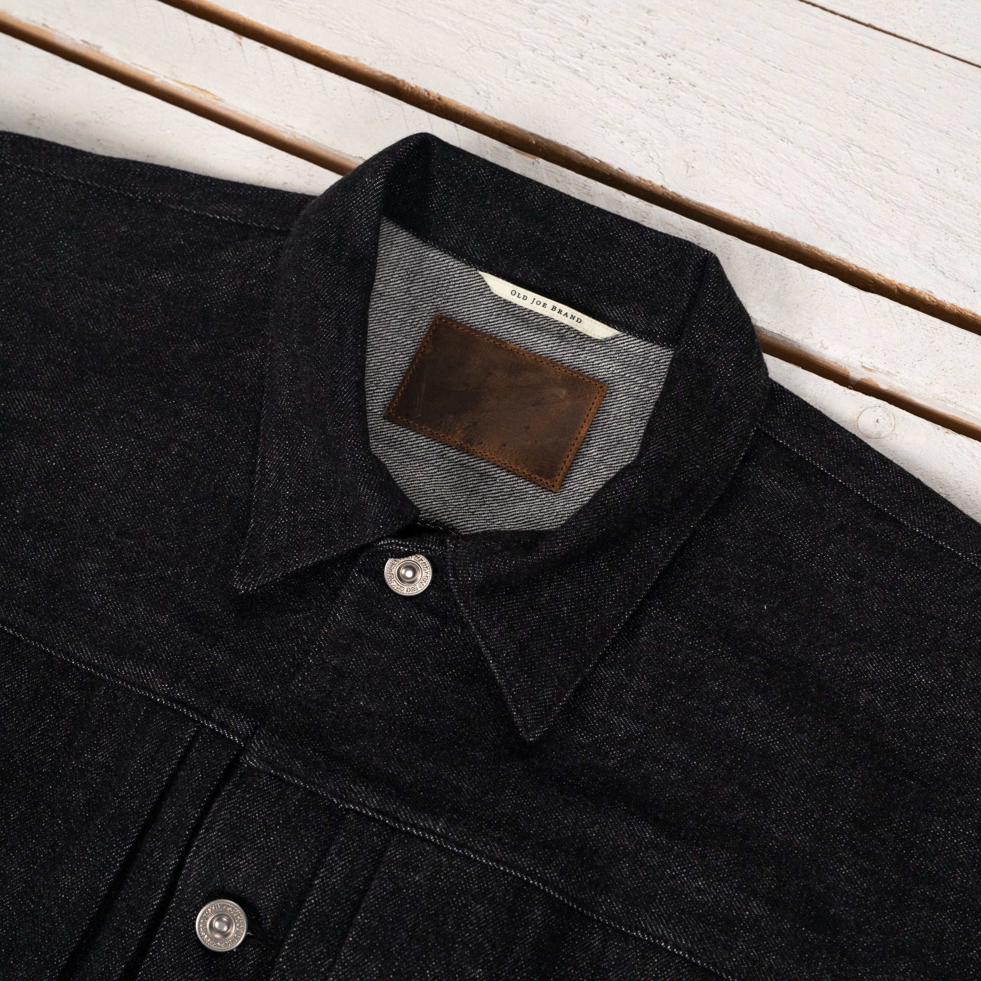 One Pocket Jean Jacket Black