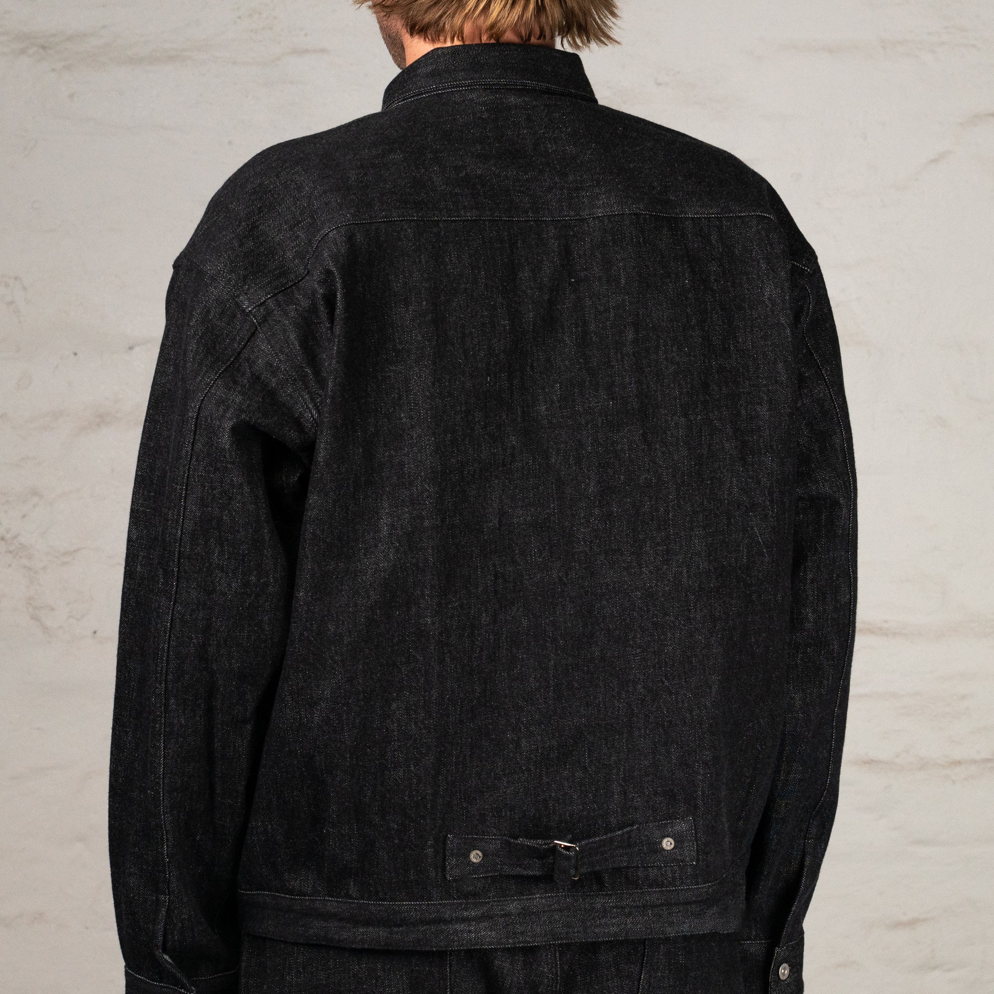One Pocket Jean Jacket Black