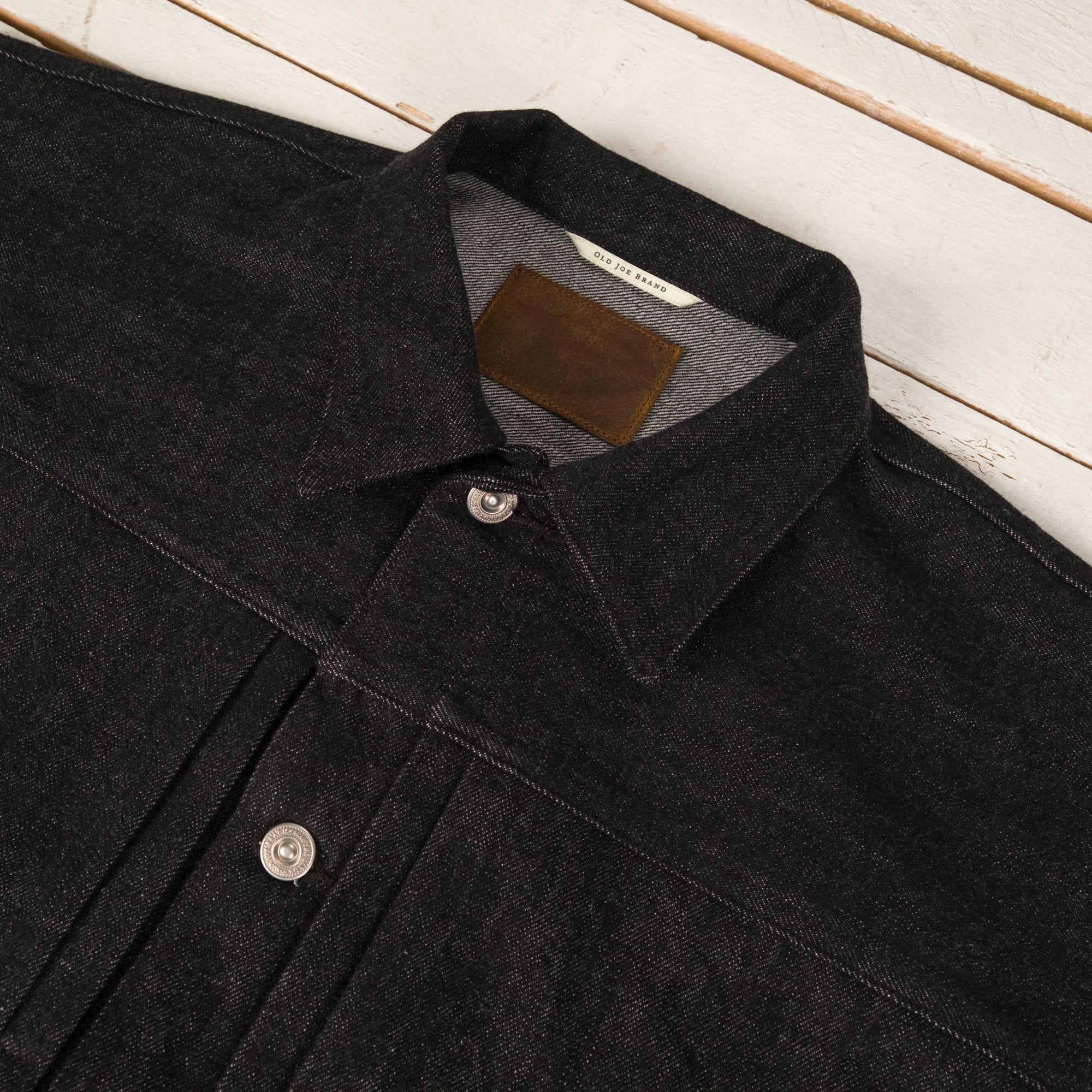 One Pocket Jean Jacket Black