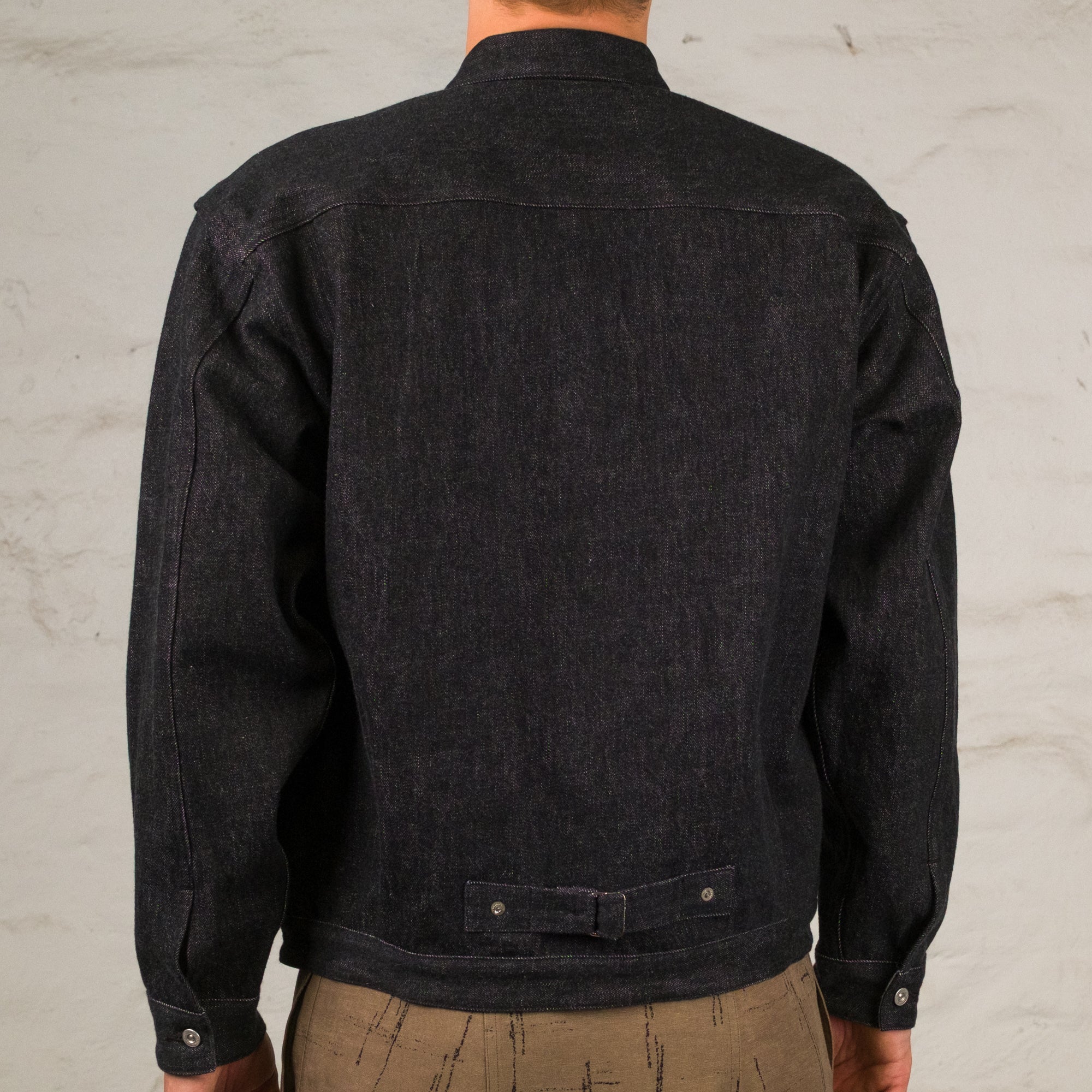 One Pocket Jean Jacket Black