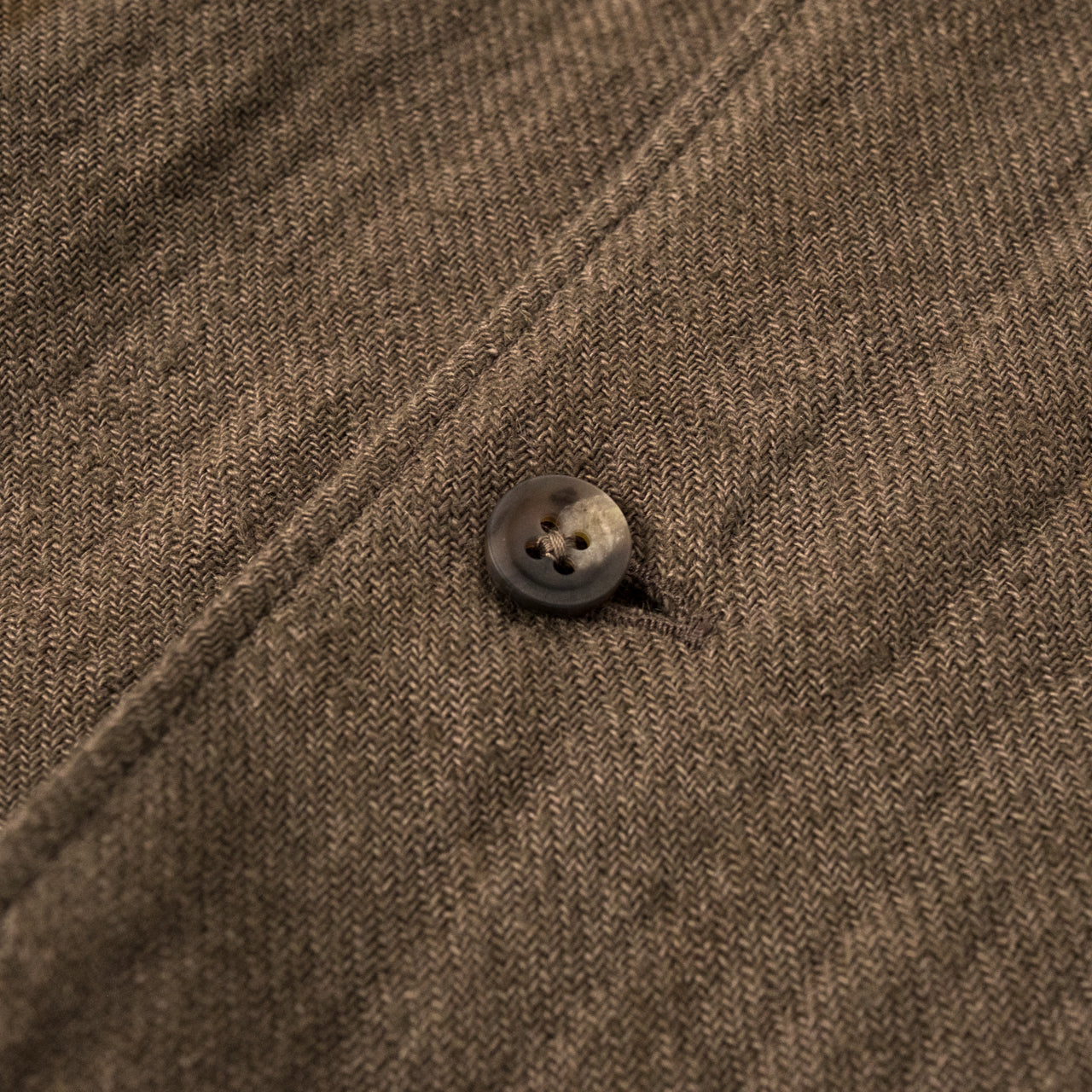 Gathered Waist Marlboro Shirt Dune
