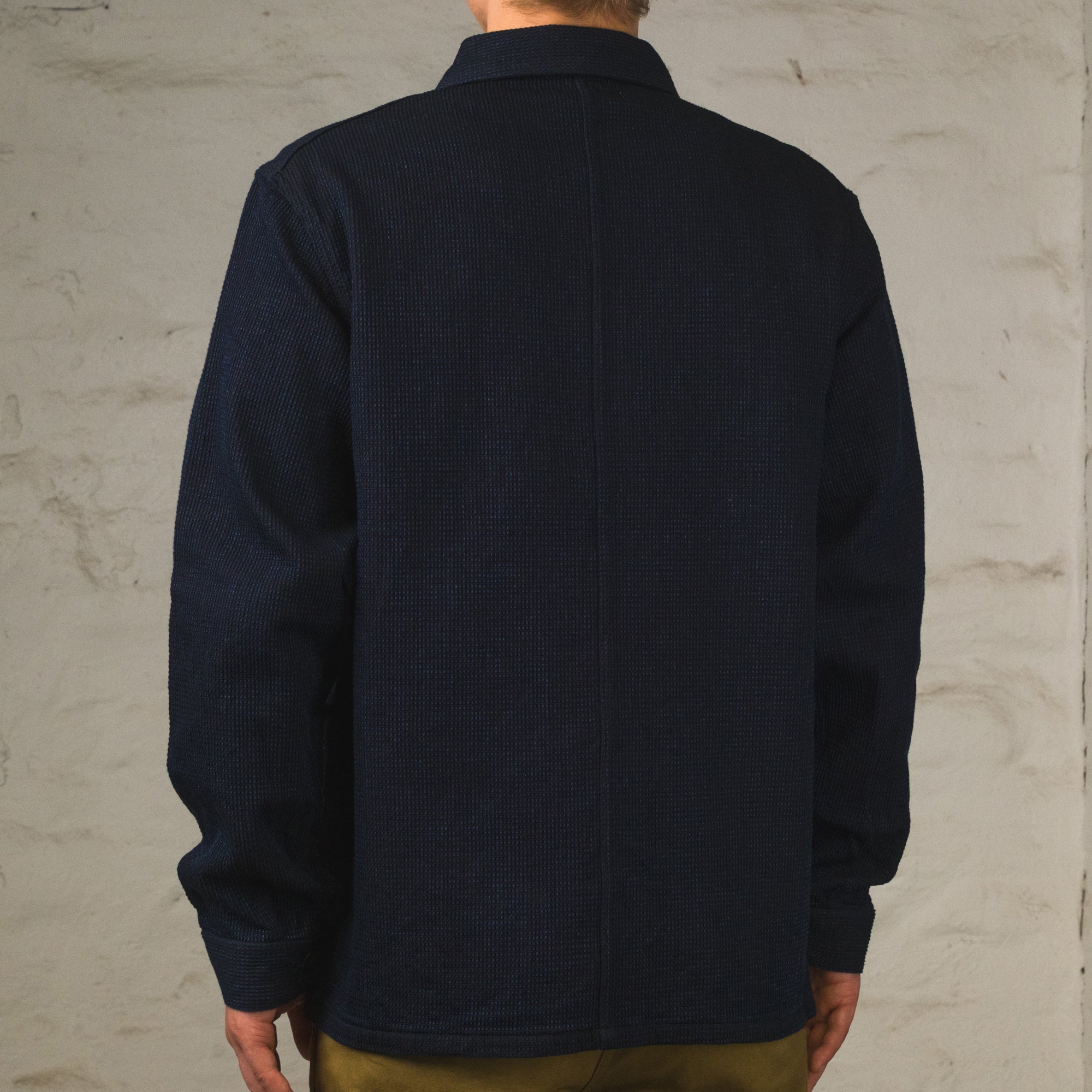 Veste de travail en denim Sashiko Cube 12 oz.