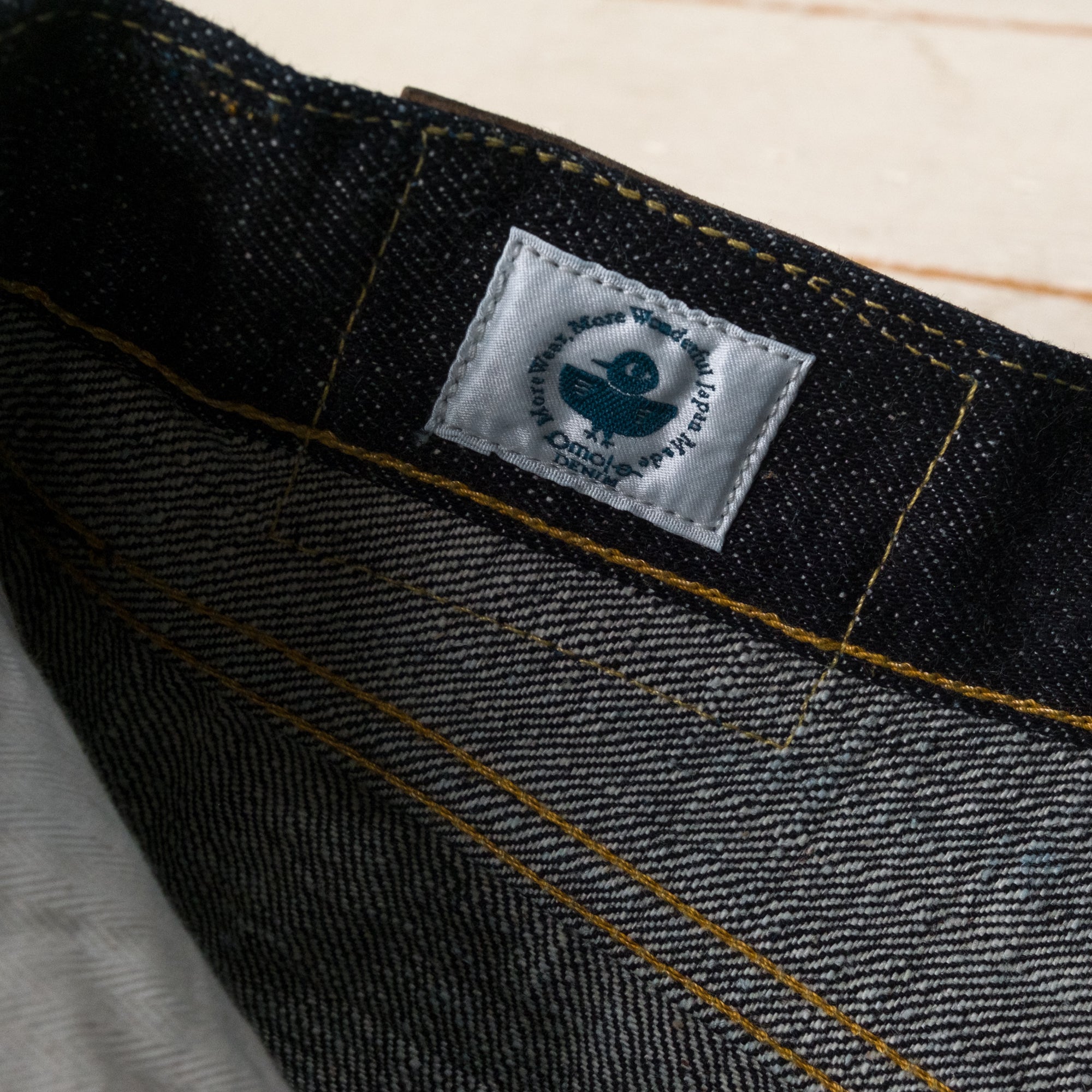 0411 15,5 oz. SLUB-NEP DENIM STRAIGHT FIT JEANS