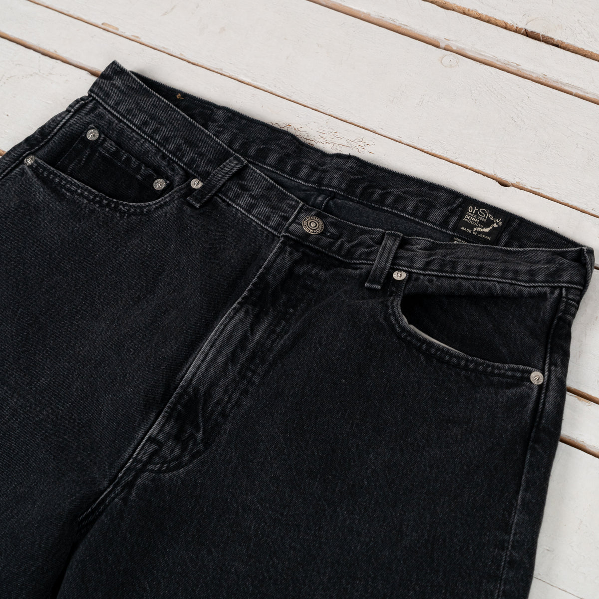 101 Dad's Fit Denim Pants Black Stone
