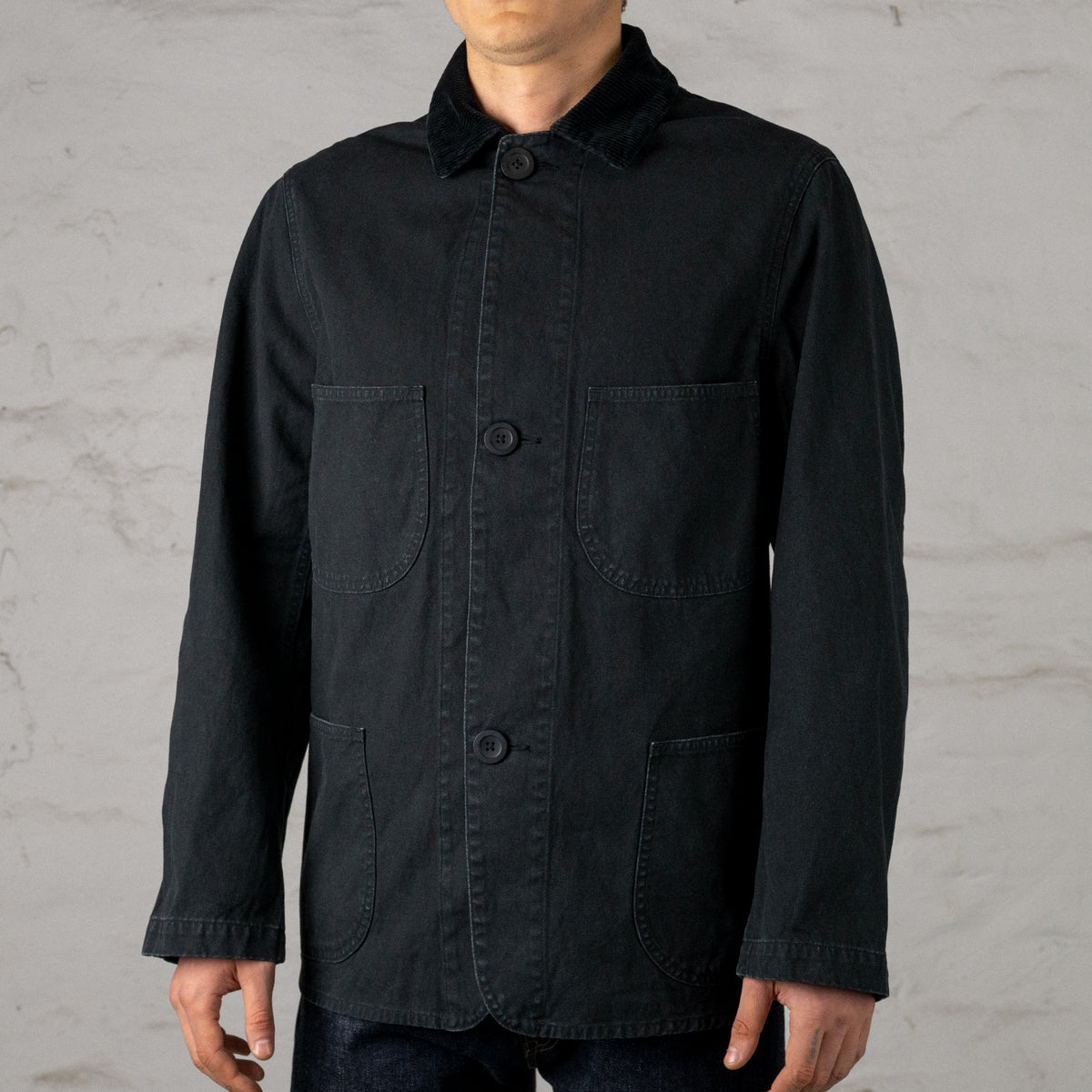 1930s Canvas Hunting Jacket Black