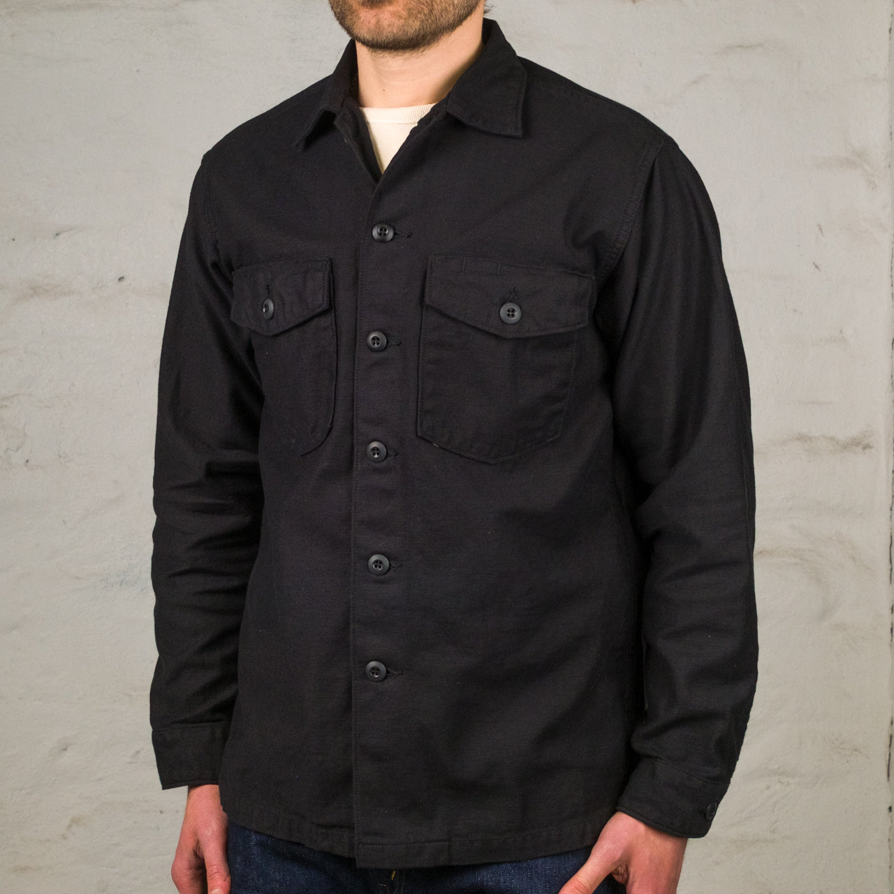 US Army Fatigue Shirt Black