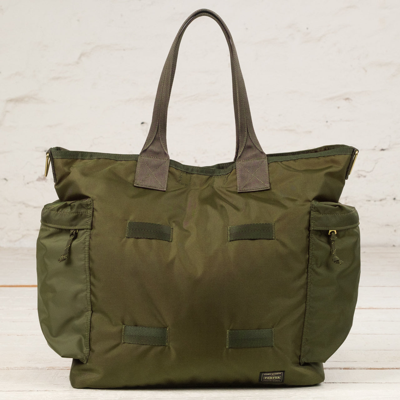 Force 2Way Tote Bag Oliv