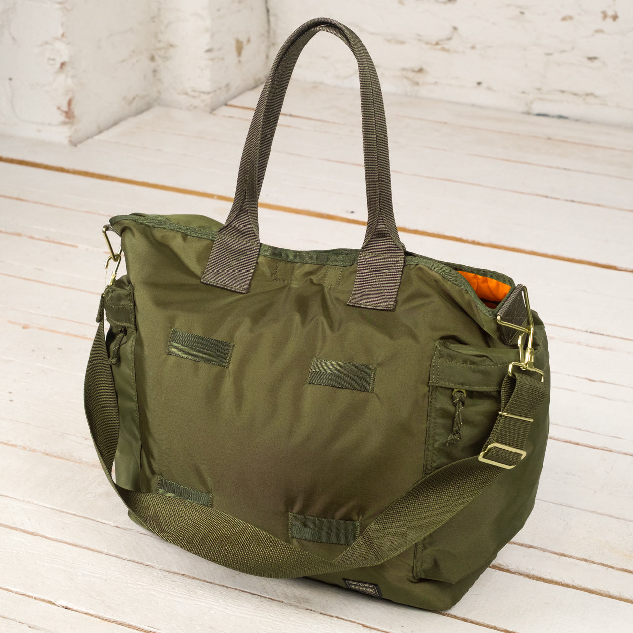 Force 2Way Tote Bag Oliv