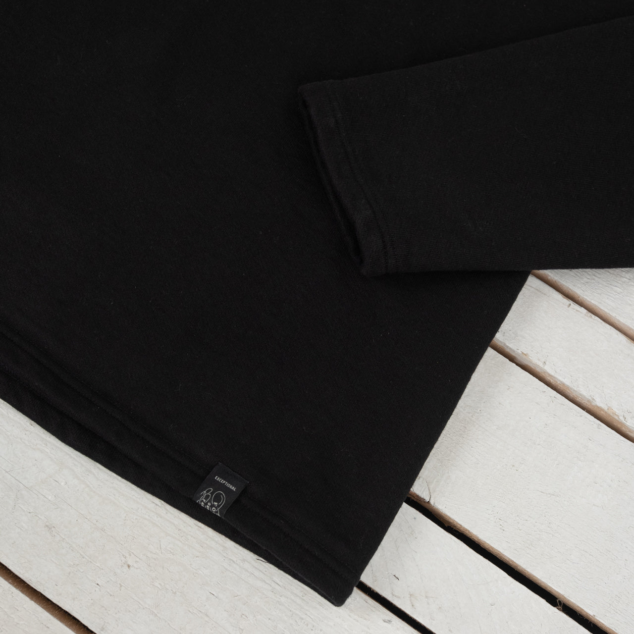 Henley Sweatshirt Black