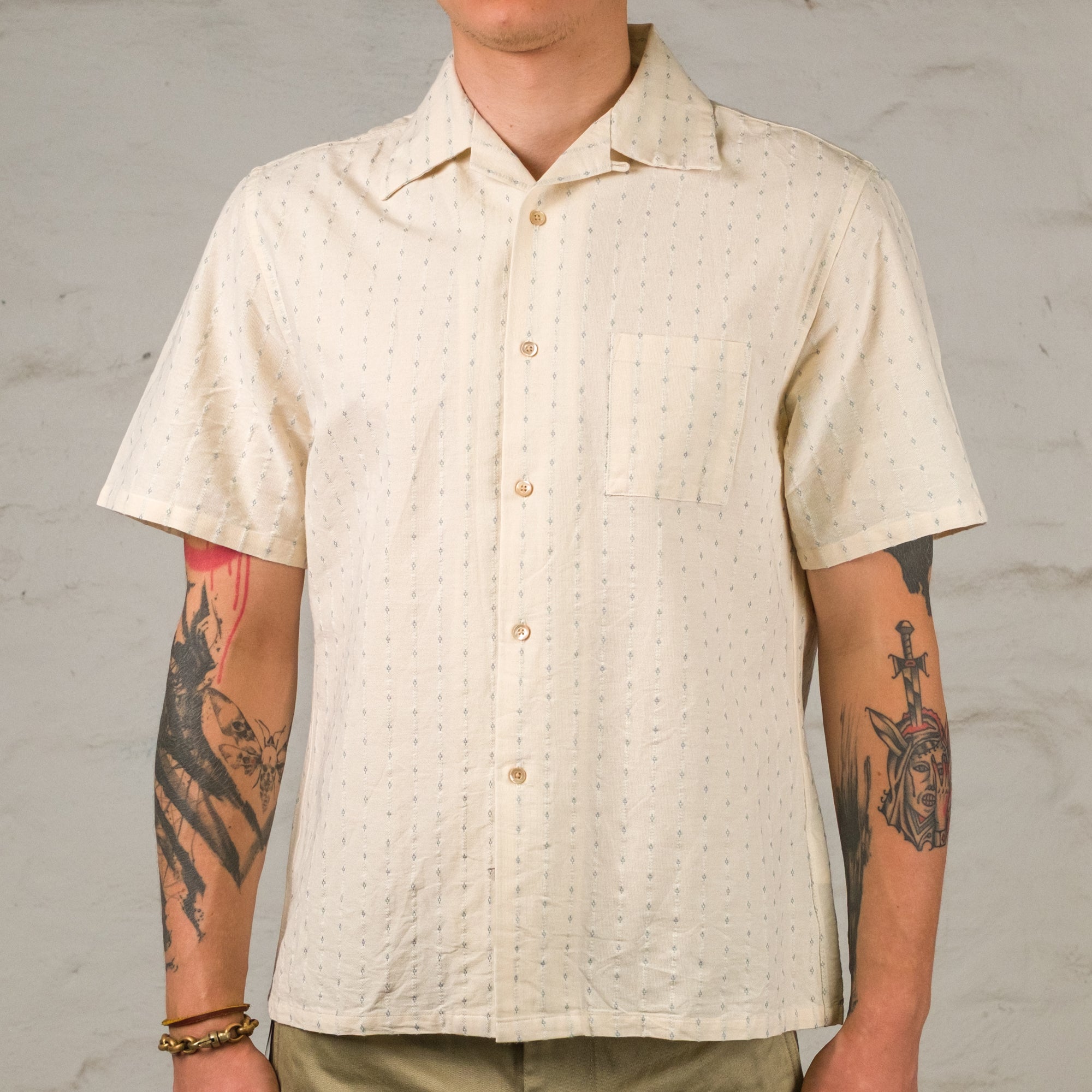 Classic Open Collar Shirt